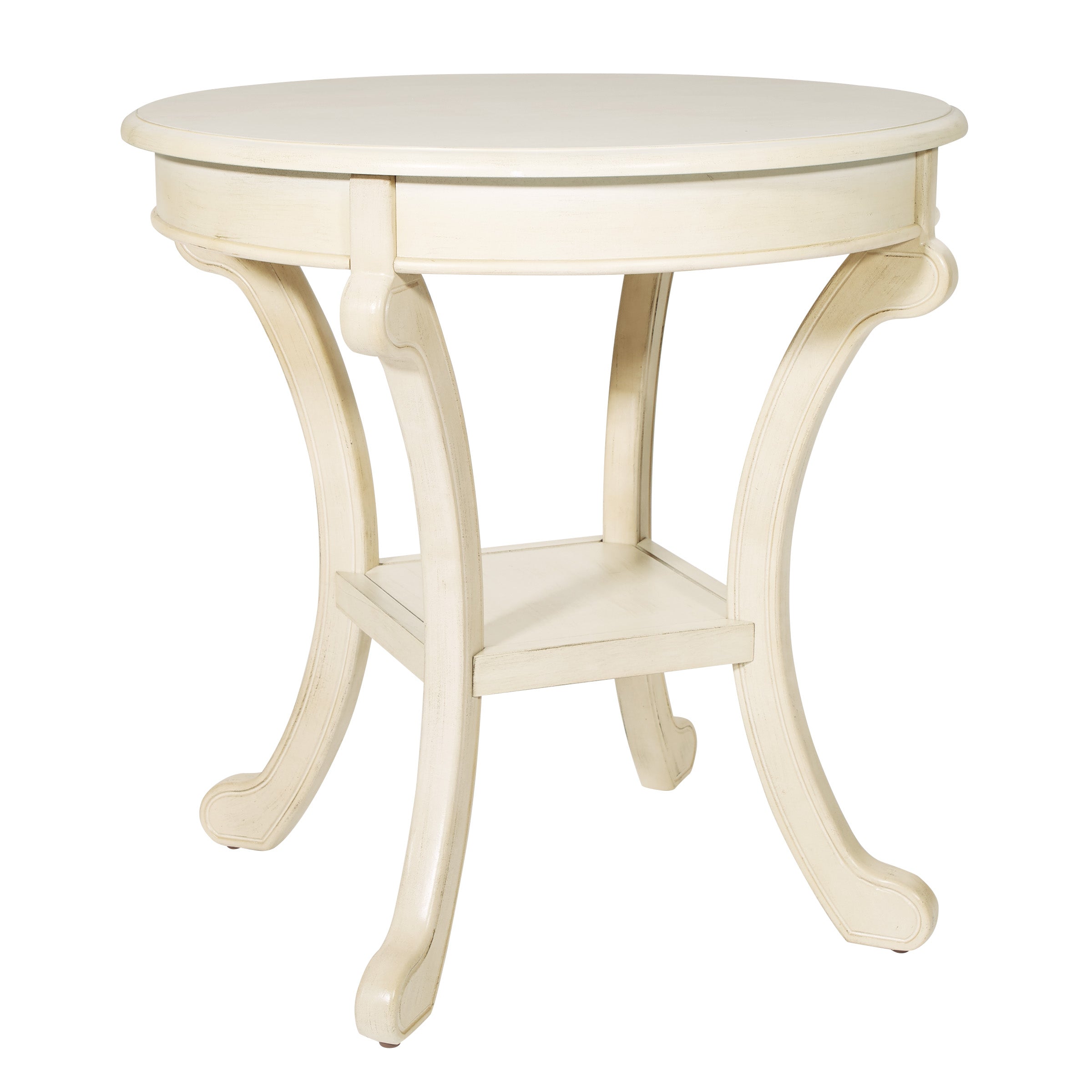 Vermont Accent Table - Antique Beige