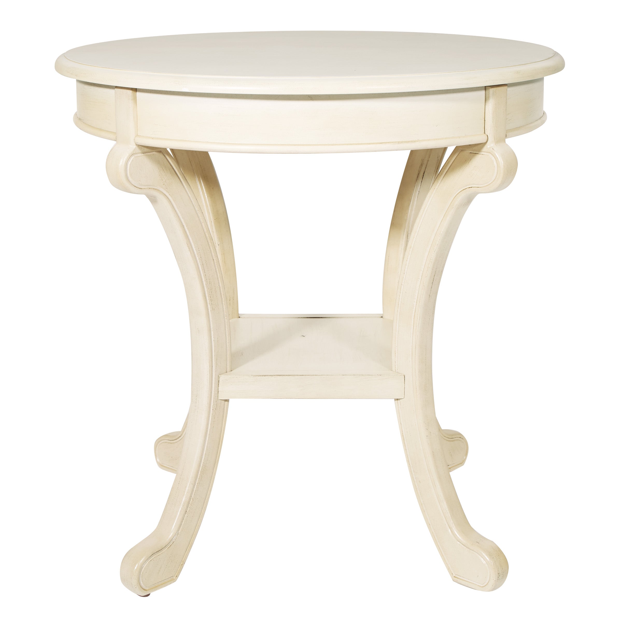 Vermont Accent Table - Antique Beige