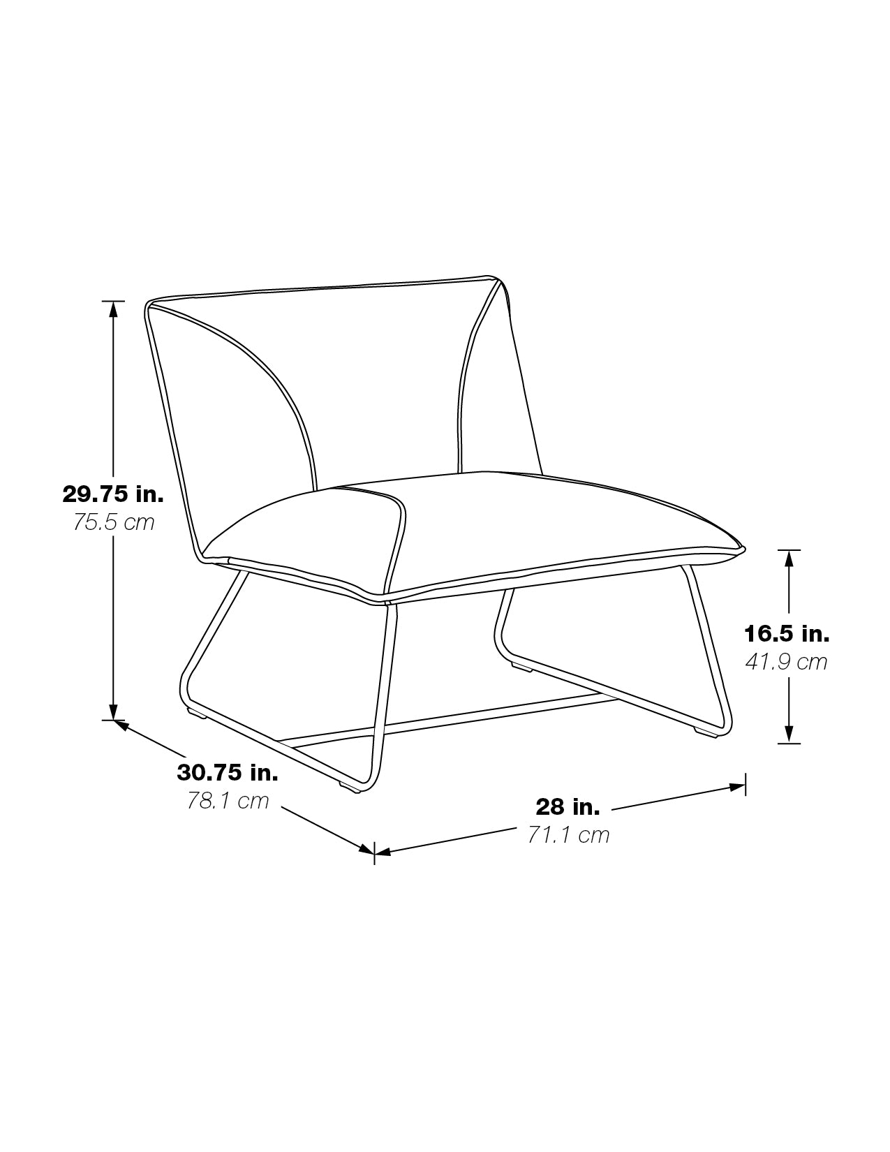 Brocton Chair - Charcoal