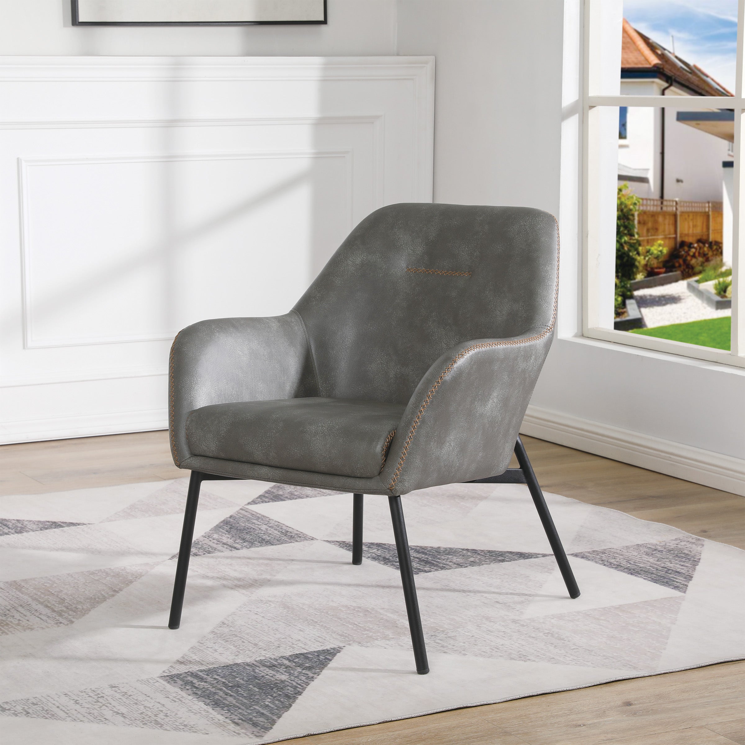 Brooks Accent Chair  - Grey