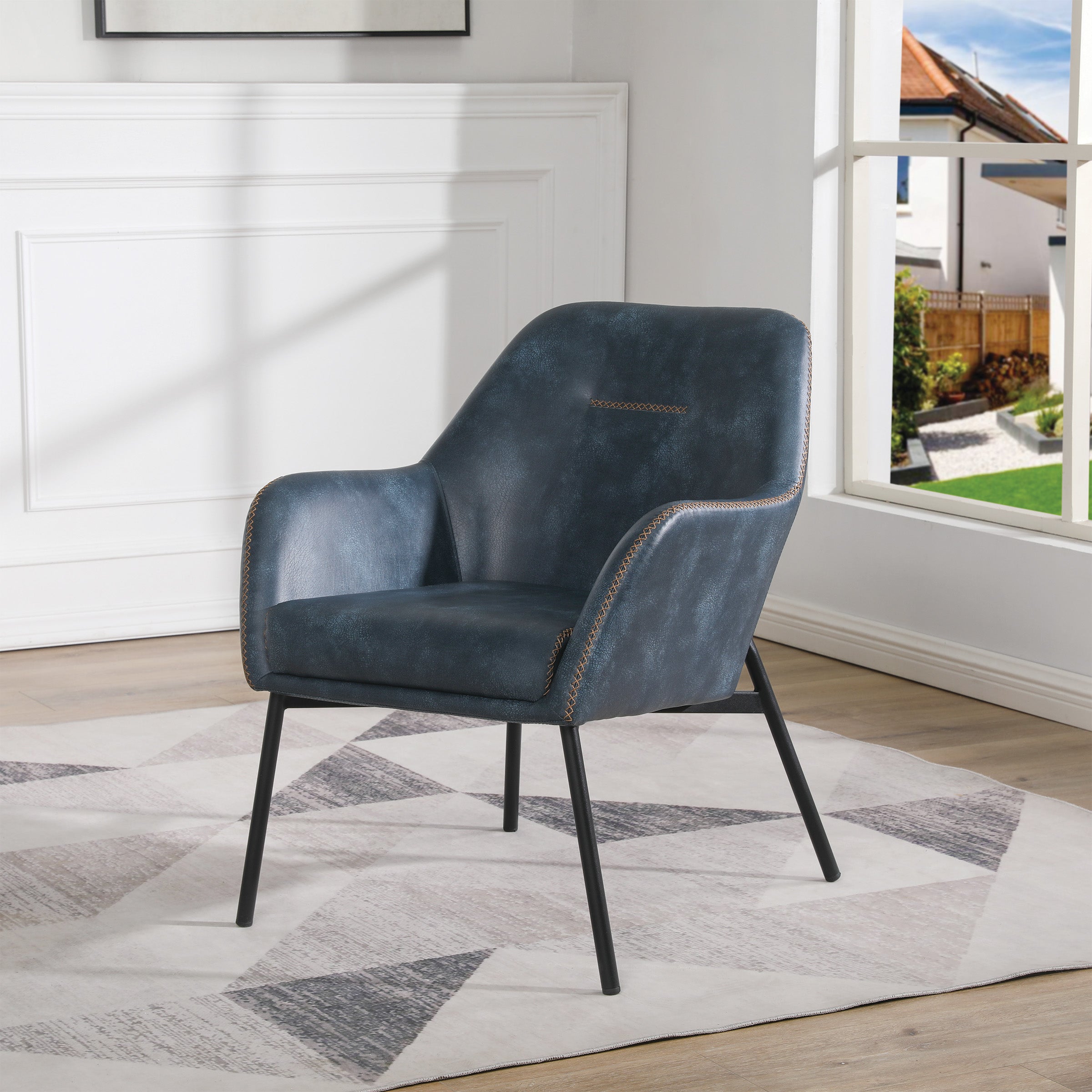 Brooks Accent Chair  - Navy