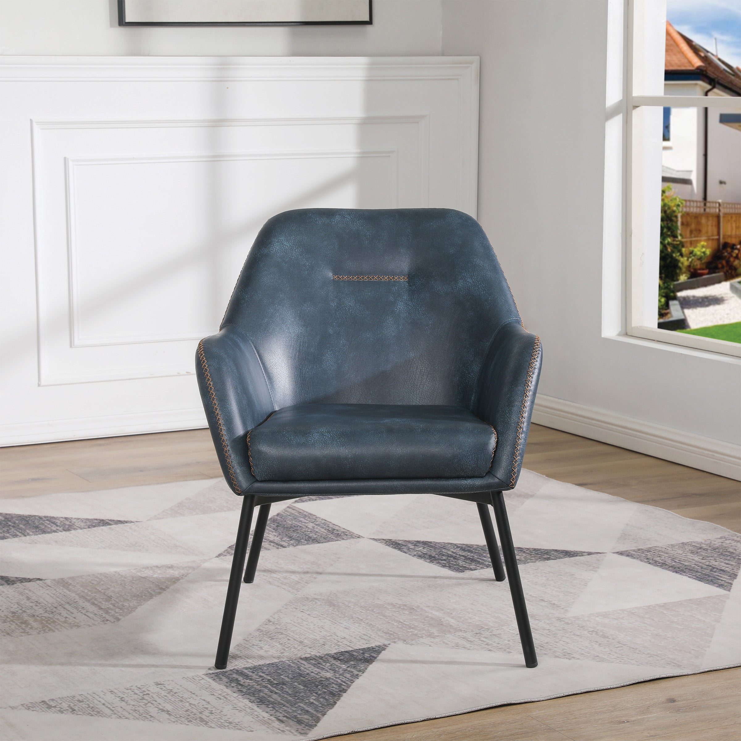 Brooks Accent Chair  - Navy