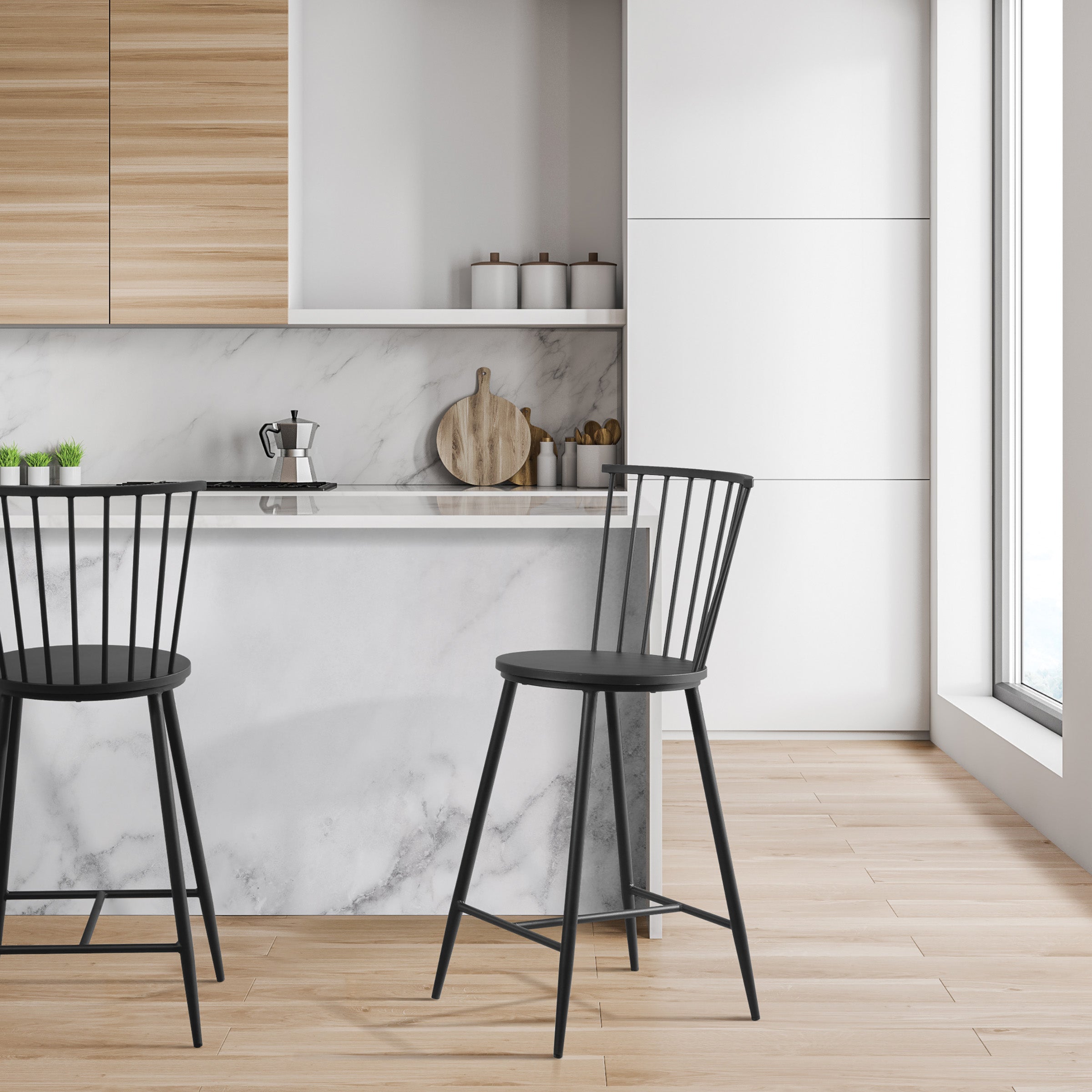 Bryce Counter Stool - Black