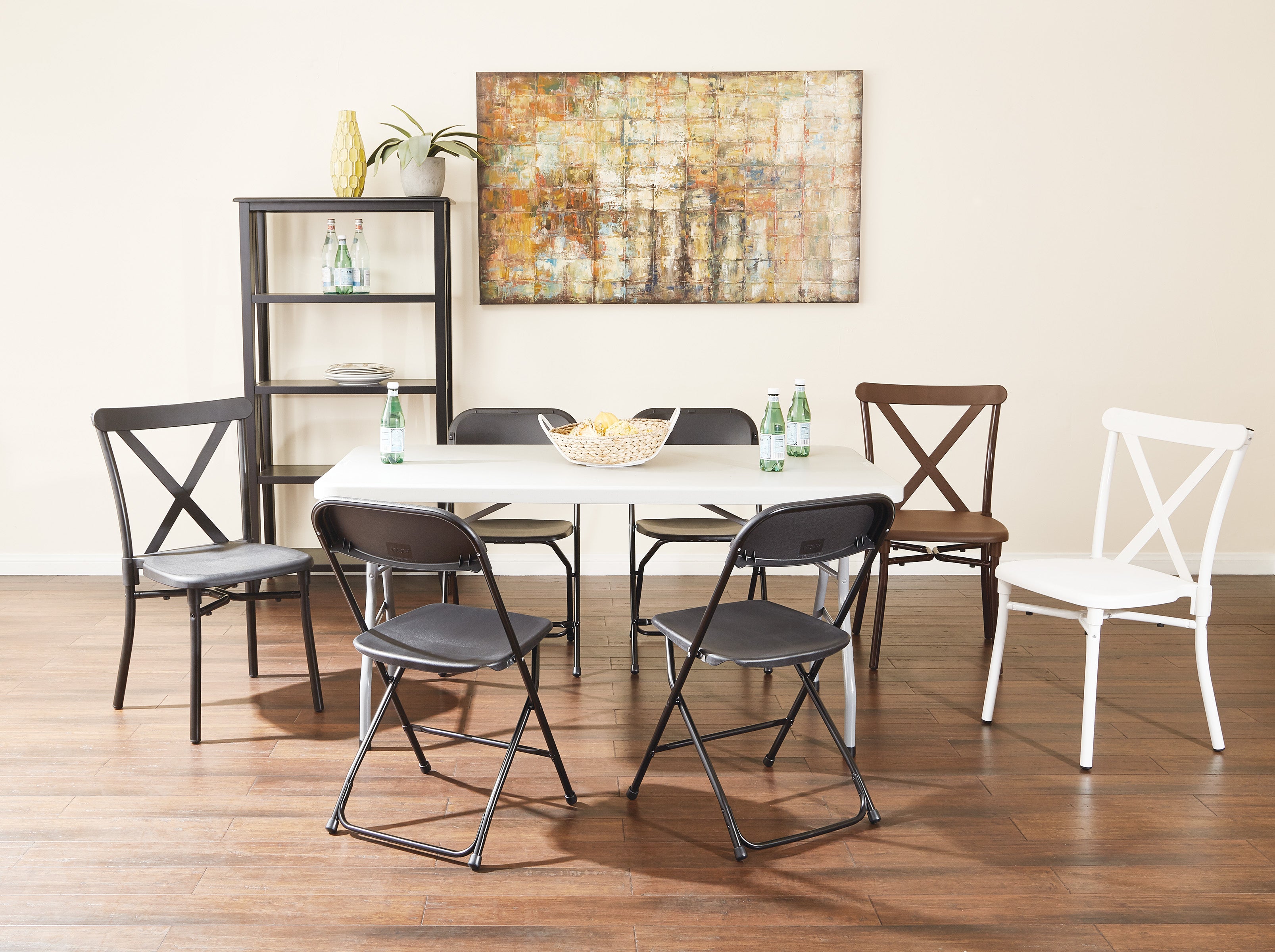 5' Resin Multi Purpose Table - Light Grey