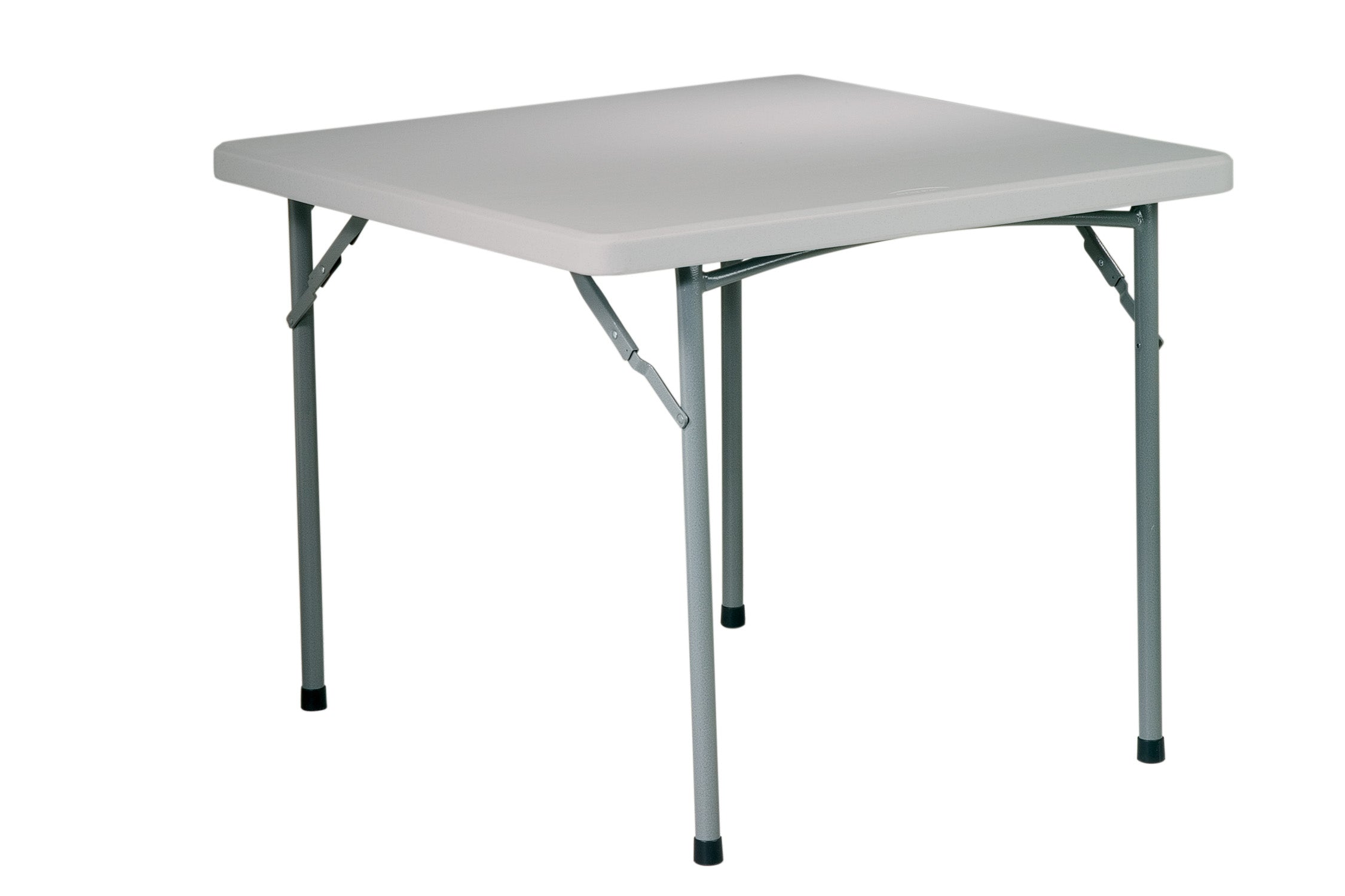 36" Square Resin Table - Light Grey