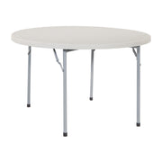 48" Round Resin Multi Purpose Table - Light Grey