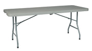 6' Multi Purpose Table - Light Grey