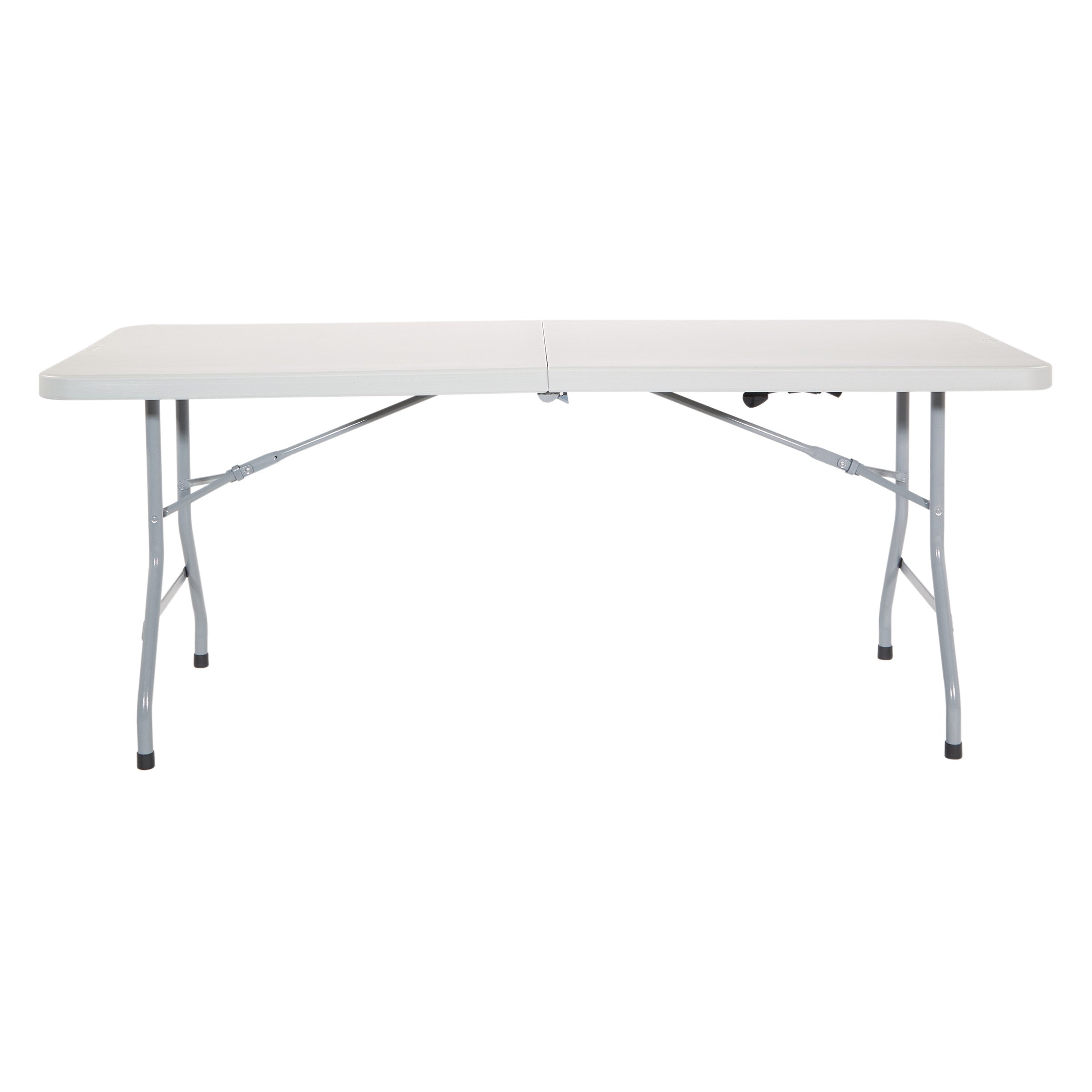 6' Center Fold Multi Purpose Table - Light Grey