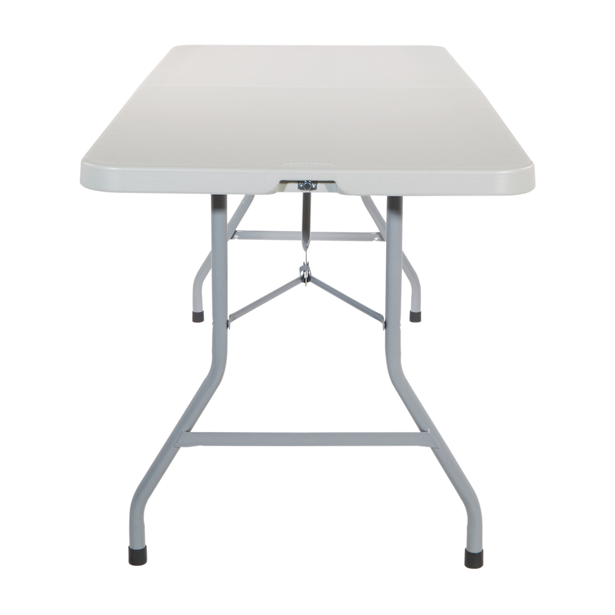 6' Center Fold Multi Purpose Table - Light Grey