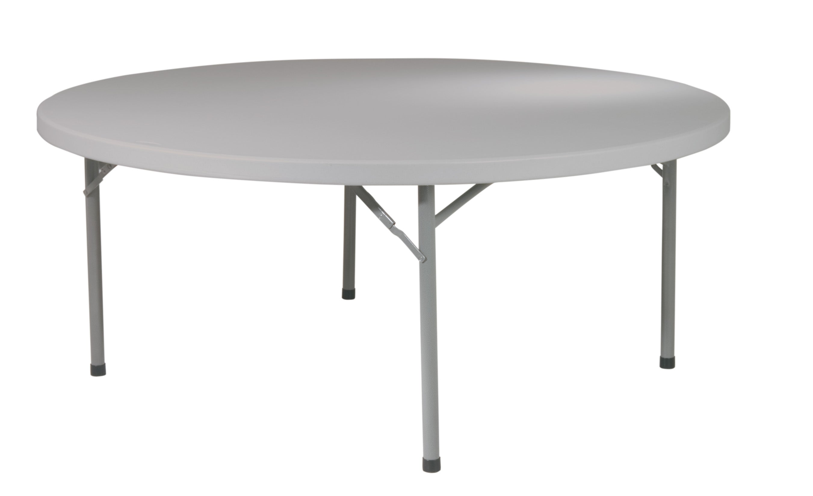 71" Round Resin Multi Purpose Table - Light Grey