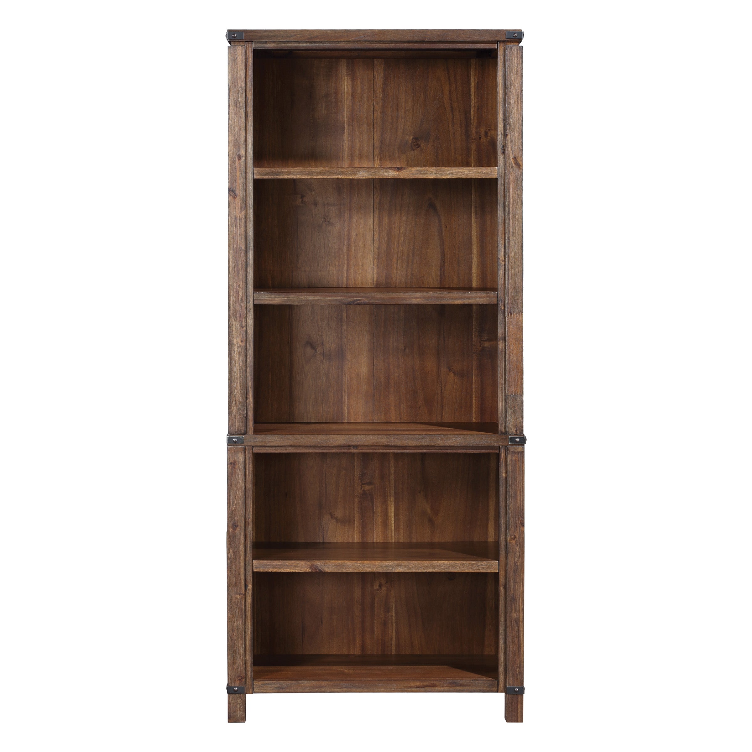 Baton Rouge 72" Bookcase - Brushed Walnut