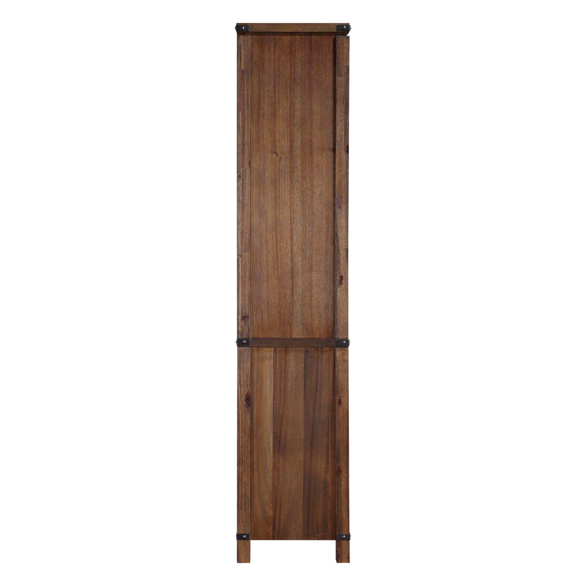 Baton Rouge 72" Bookcase - Brushed Walnut