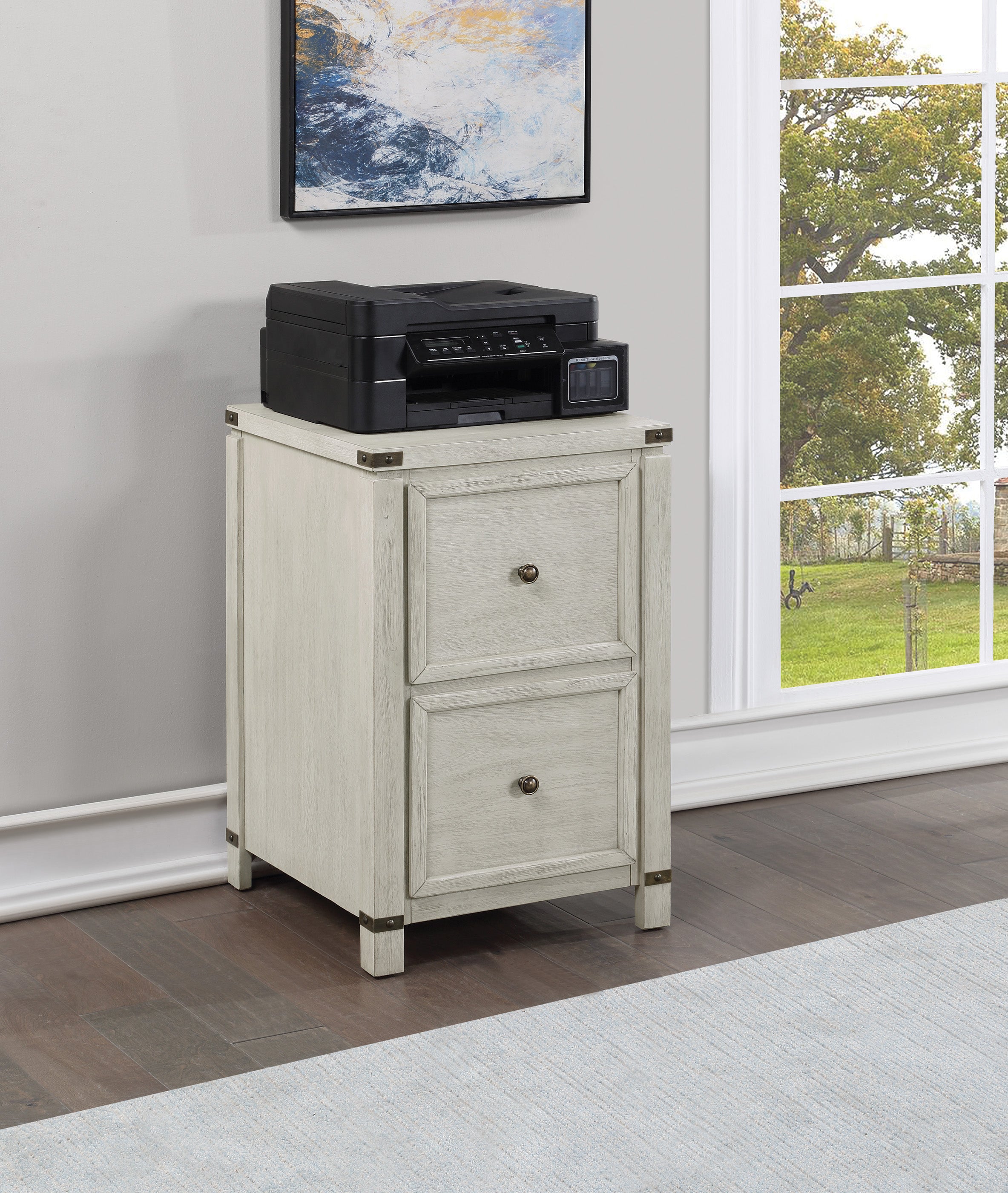 Baton Rouge File Cabinet - Champagne Oak