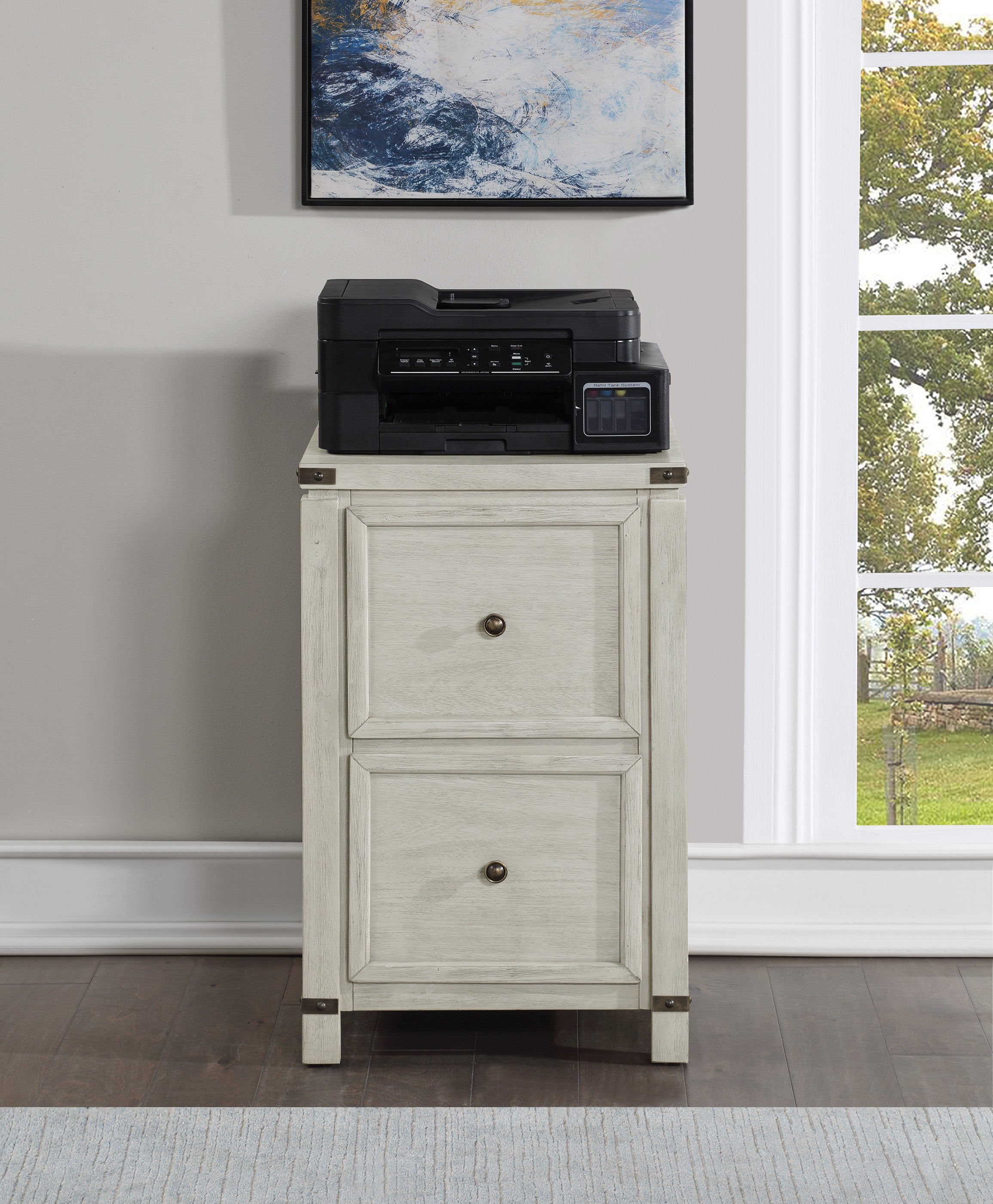 Baton Rouge File Cabinet - Champagne Oak