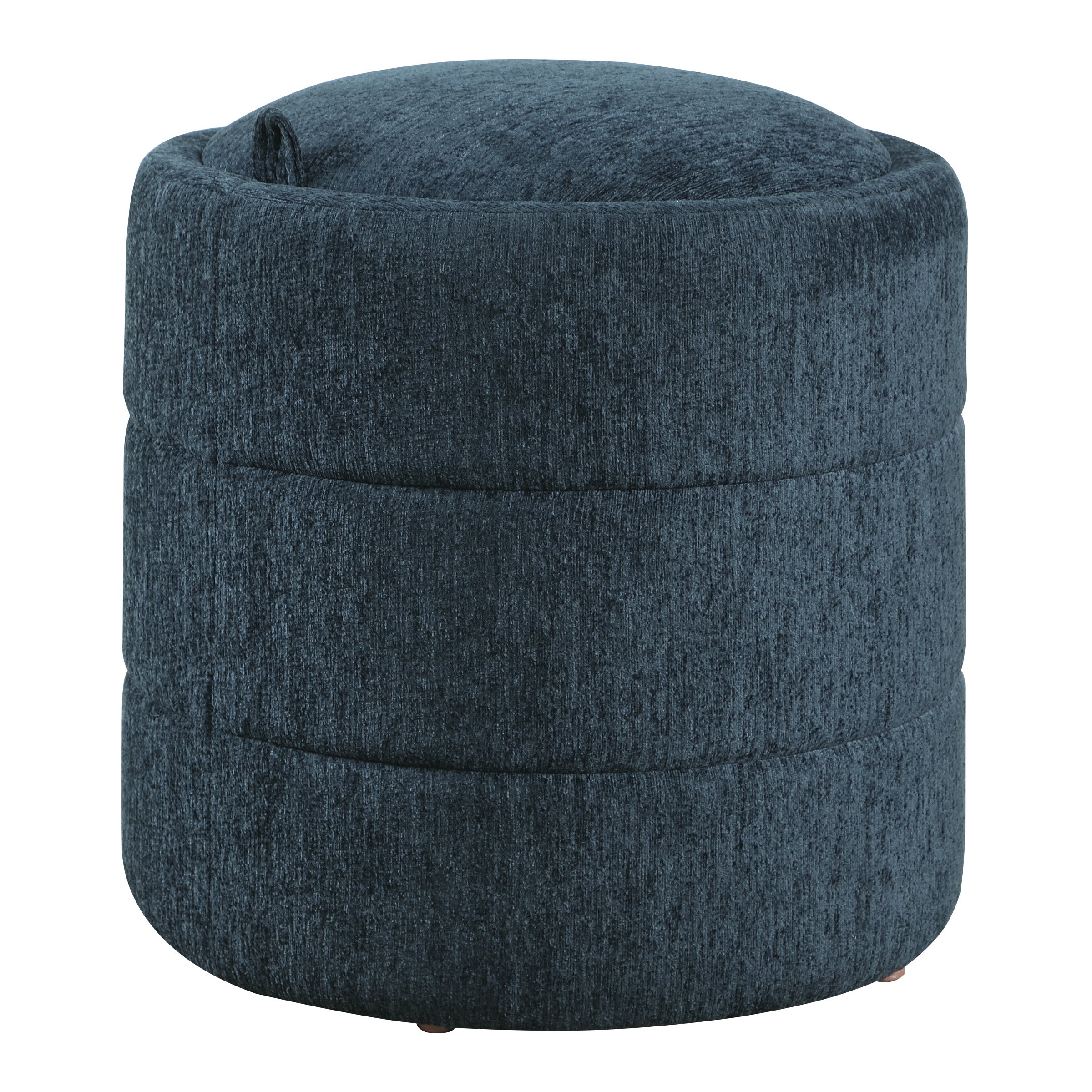 Bartley Storage Ottoman - Indigo