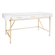 Broadway Desk - White/Gold