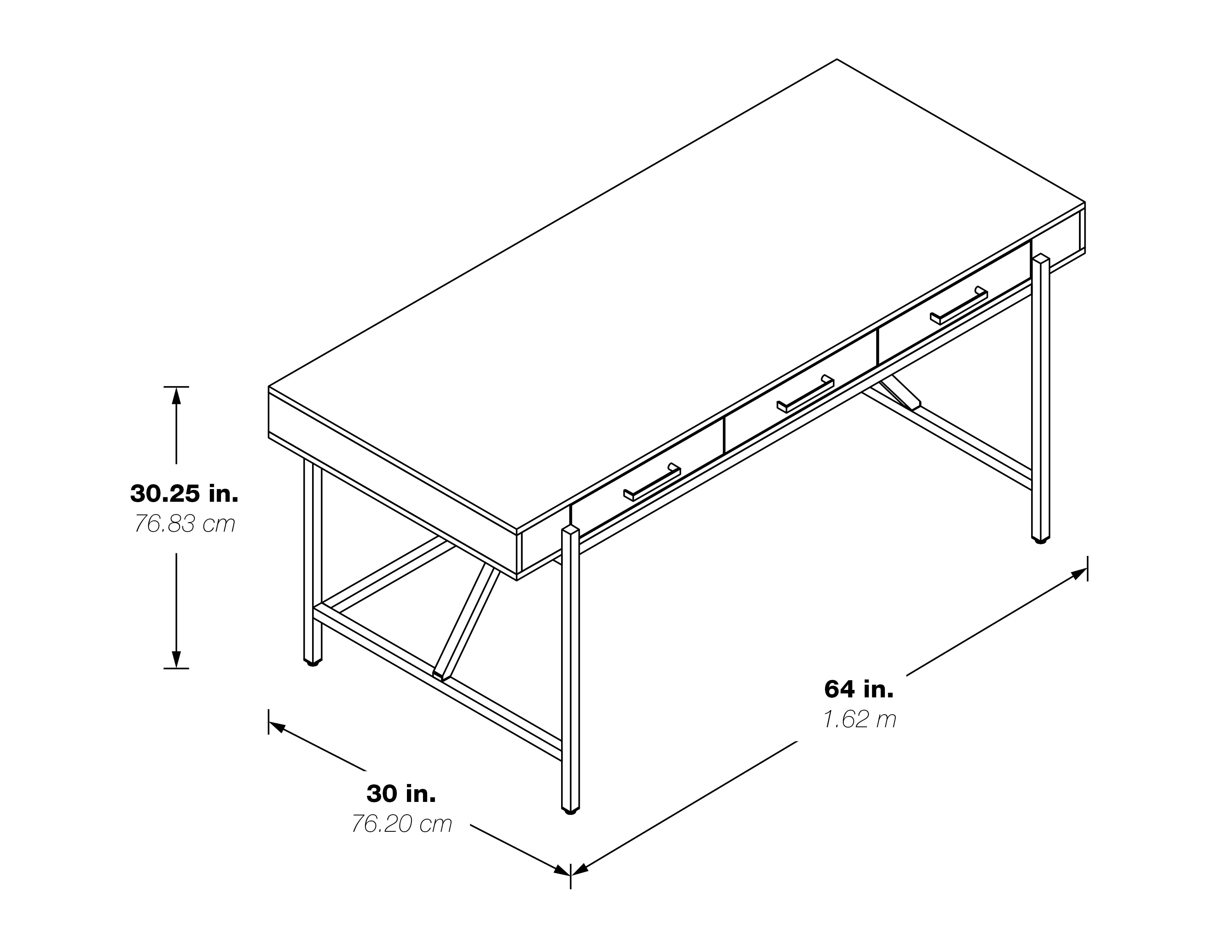 Broadway Desk - Black