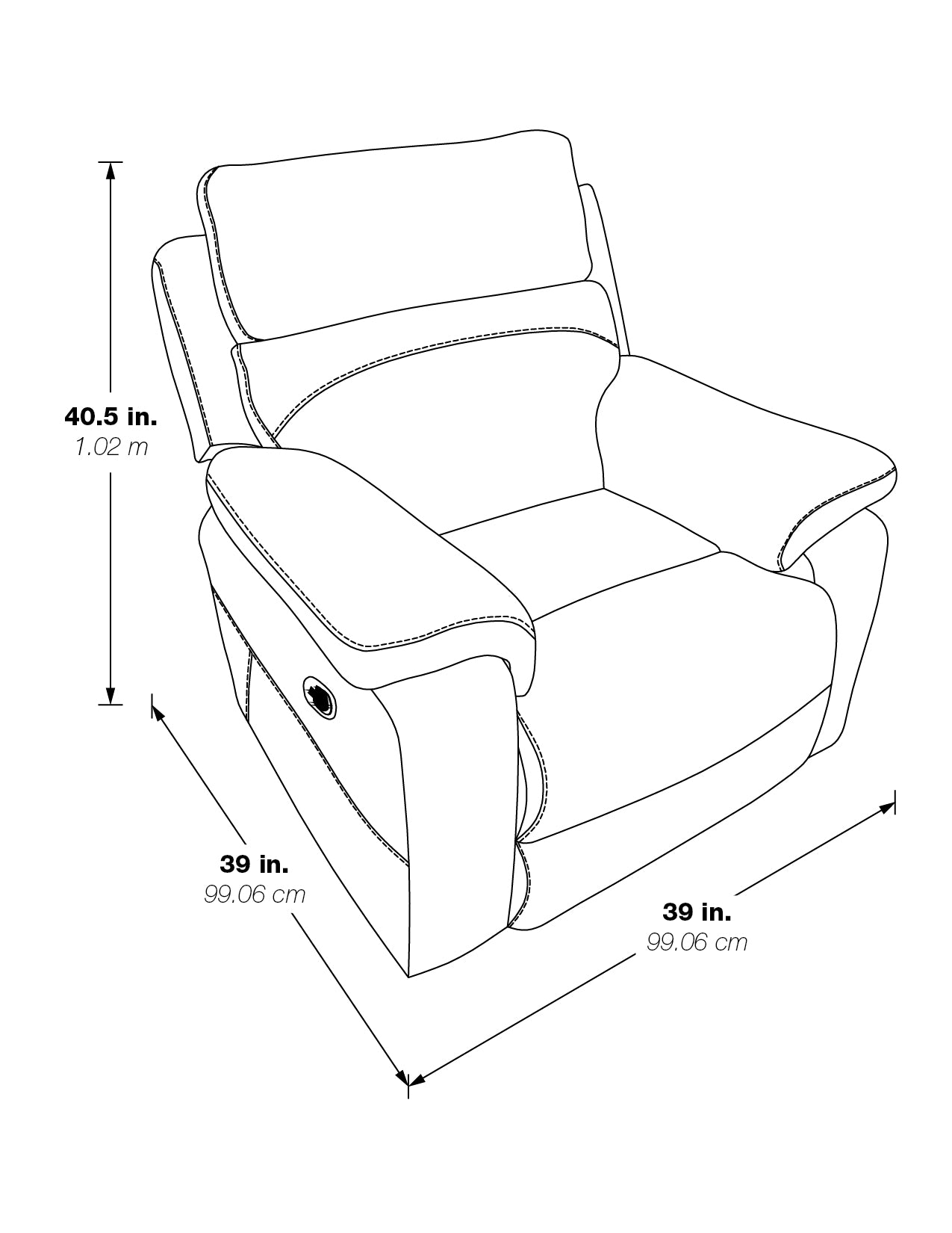 Bryson Recliner  - Espresso