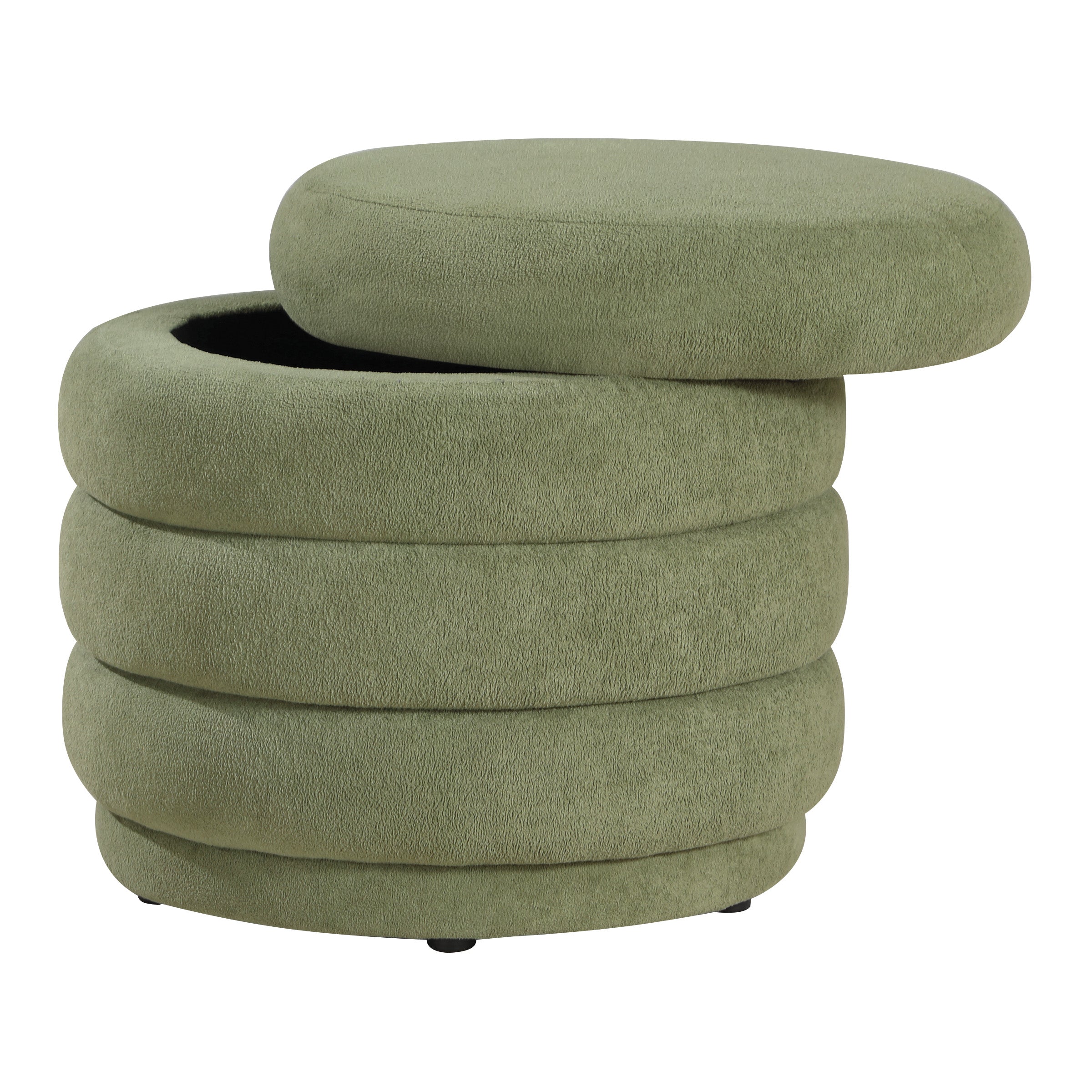 Cecil Storage Ottoman - Moss