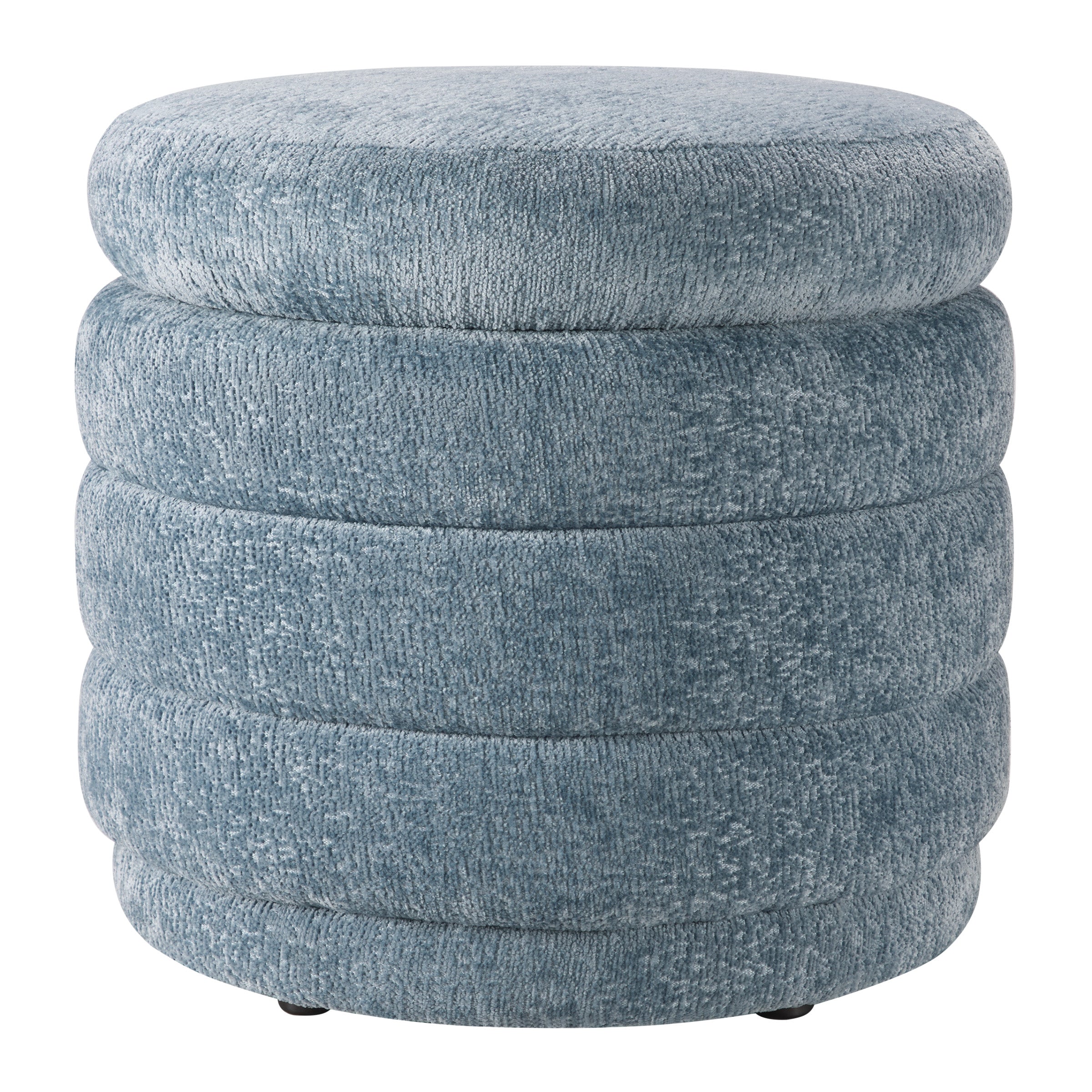 Cecil Storage Ottoman - Sky