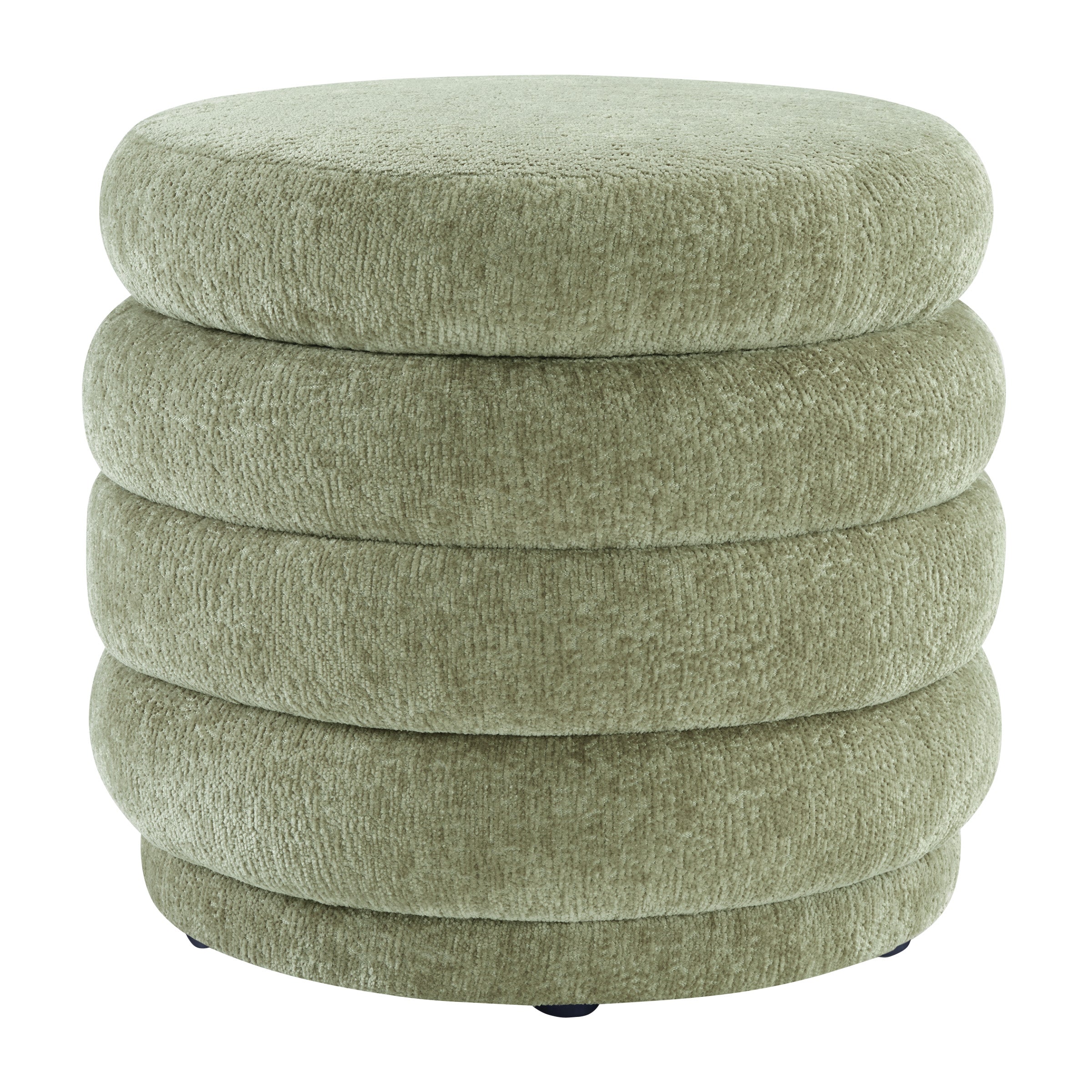 Cecil Storage Ottoman - Spring Green