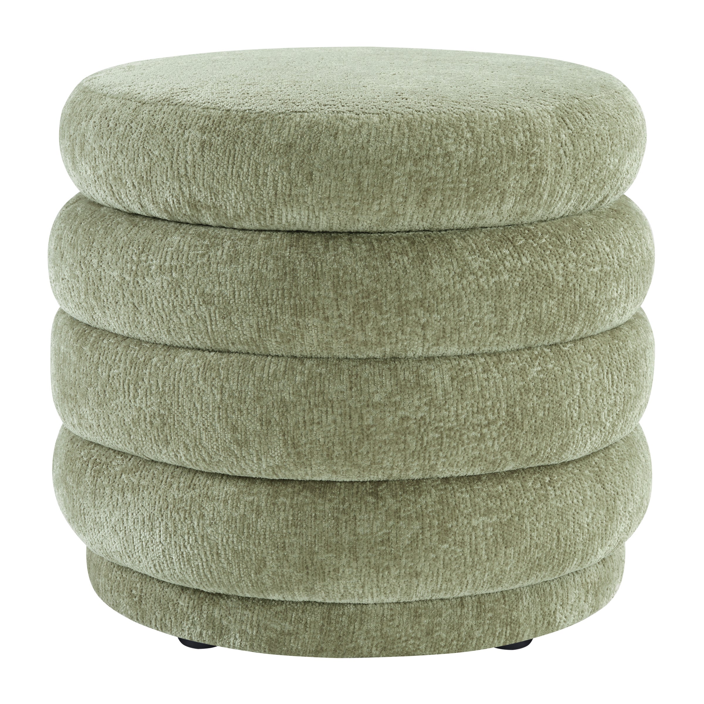 Cecil Storage Ottoman - Spring Green