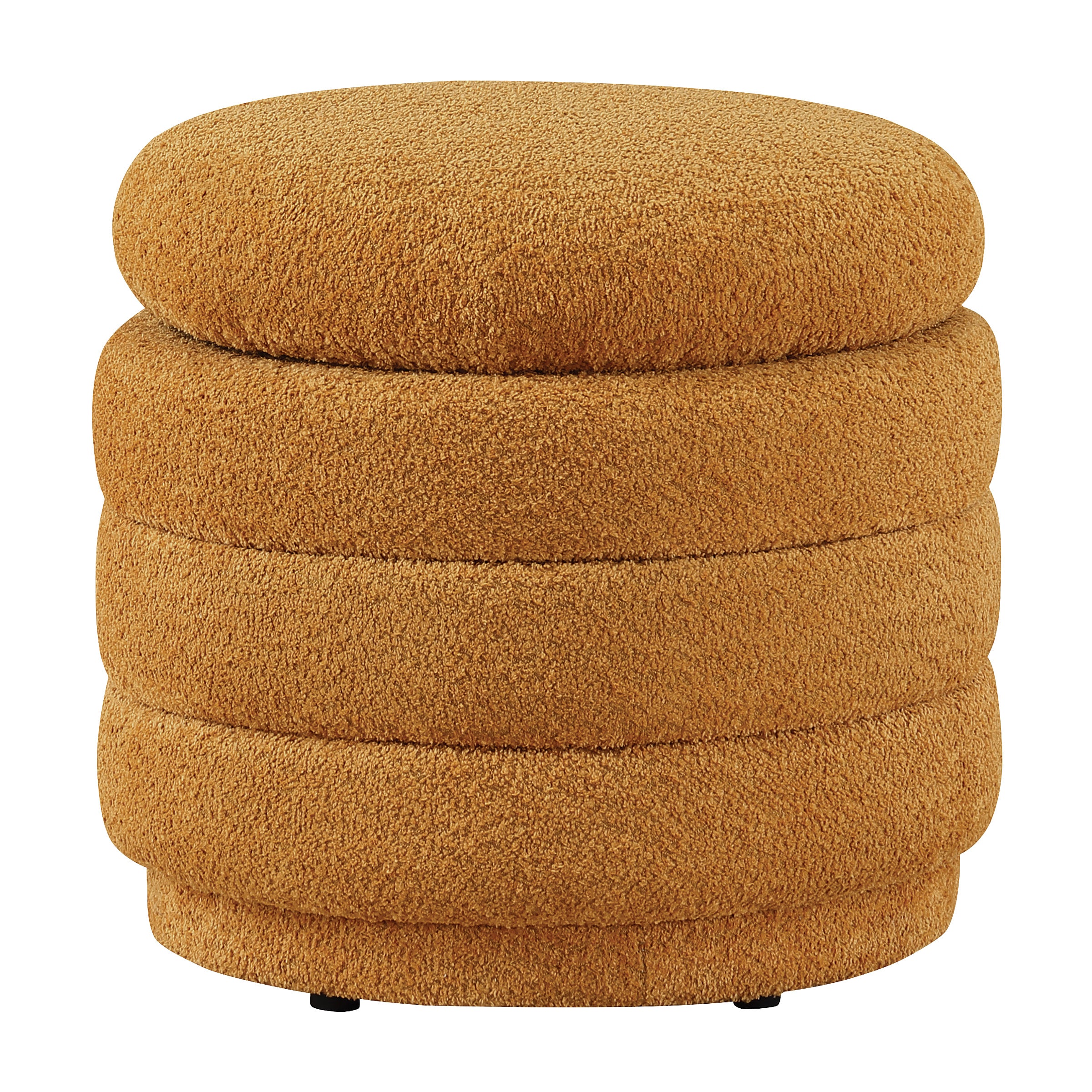 Cecil Storage Ottoman - Gold