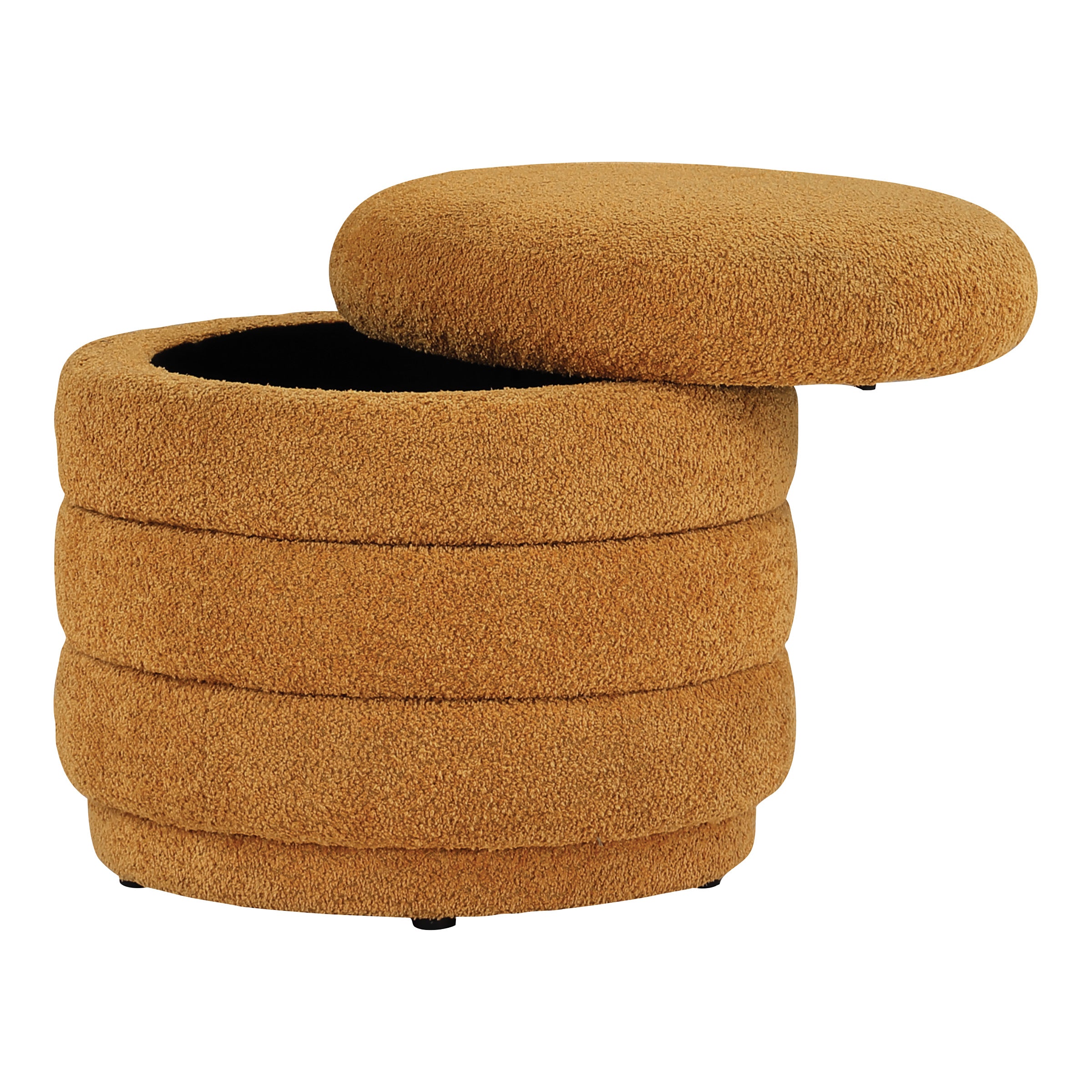 Cecil Storage Ottoman - Gold