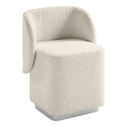 Cady Vanity Chair - Textured Cream