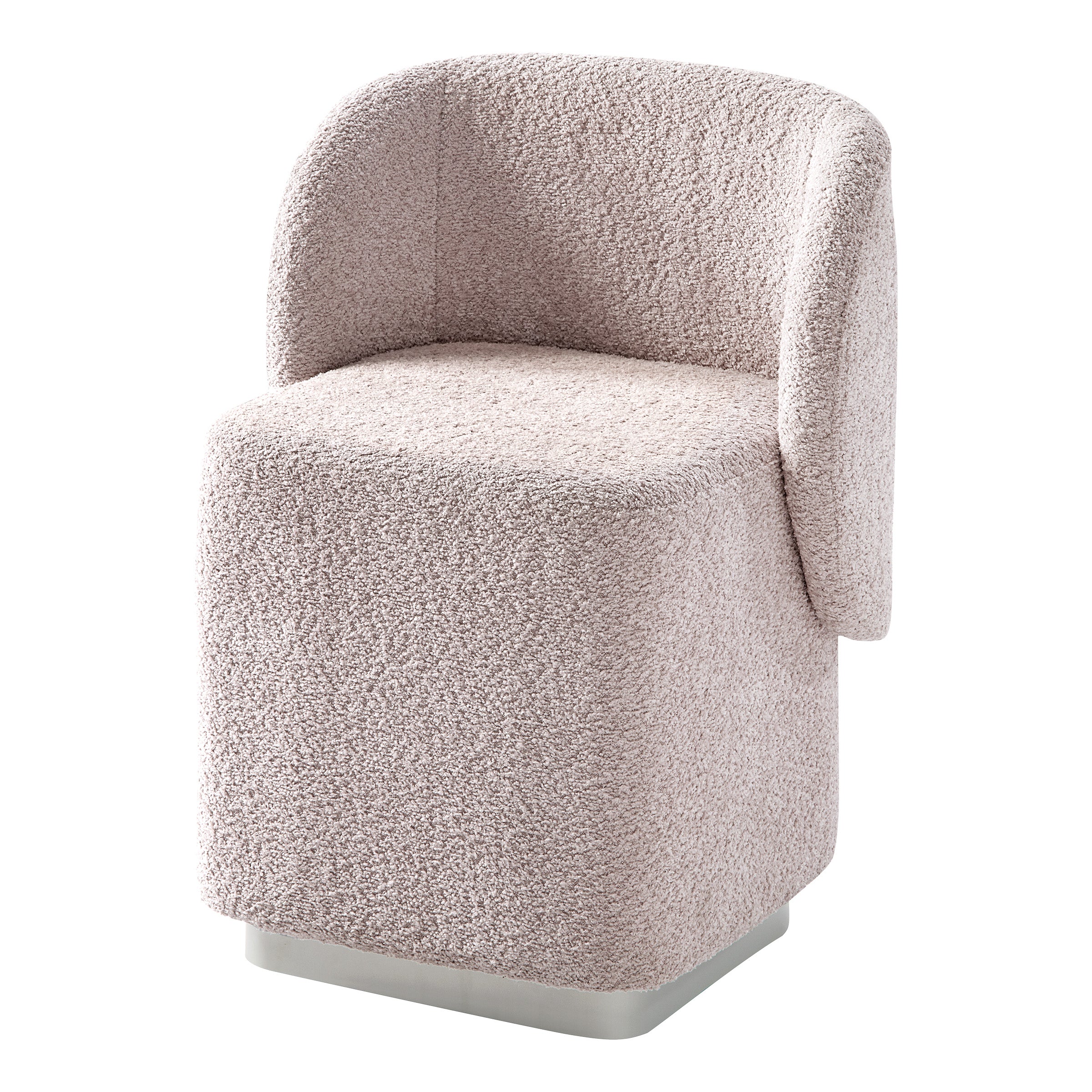 Cady Vanity Chair - Dusty Rose