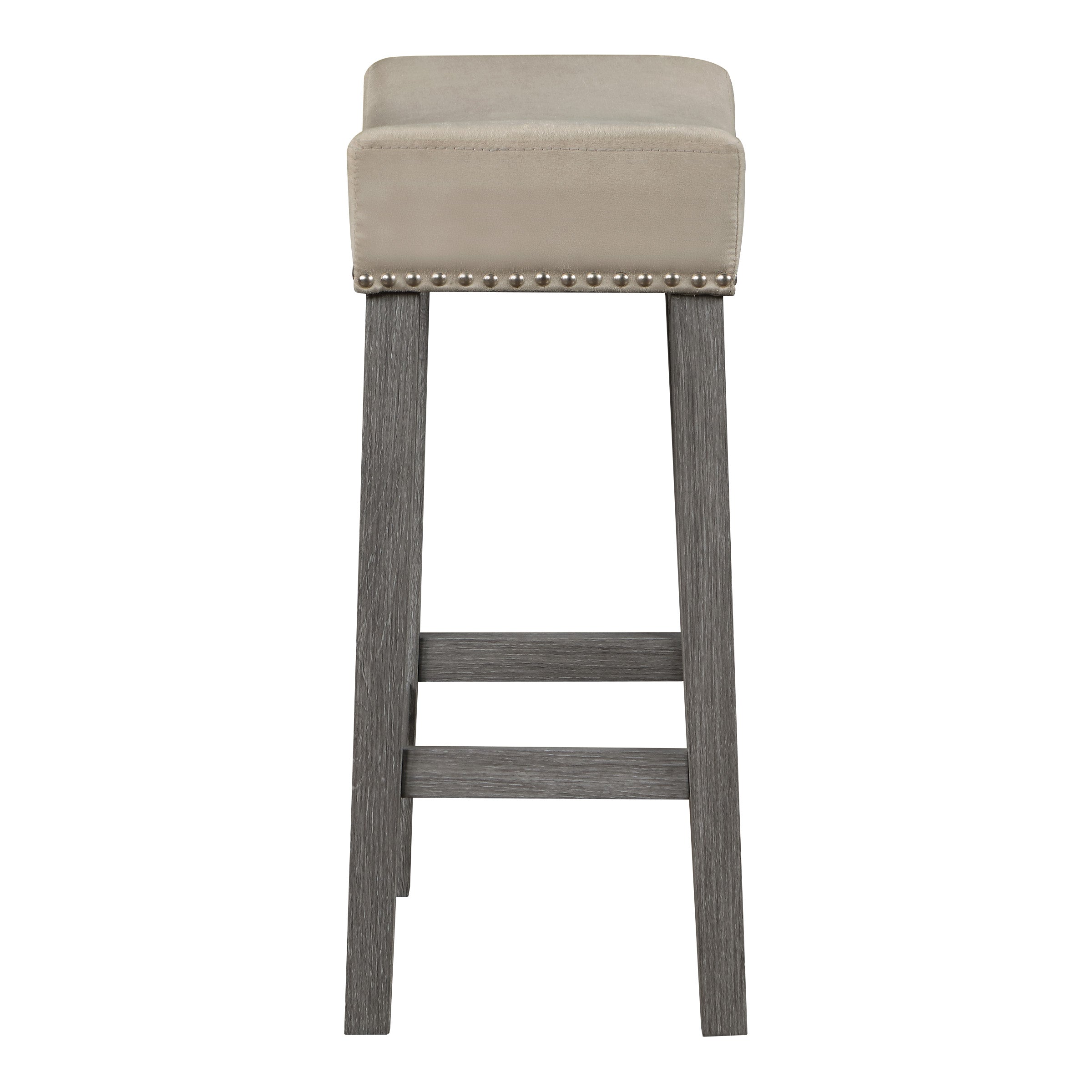 Celina 5-Piece Counter Height Set - Antique Grey/Lt Grey