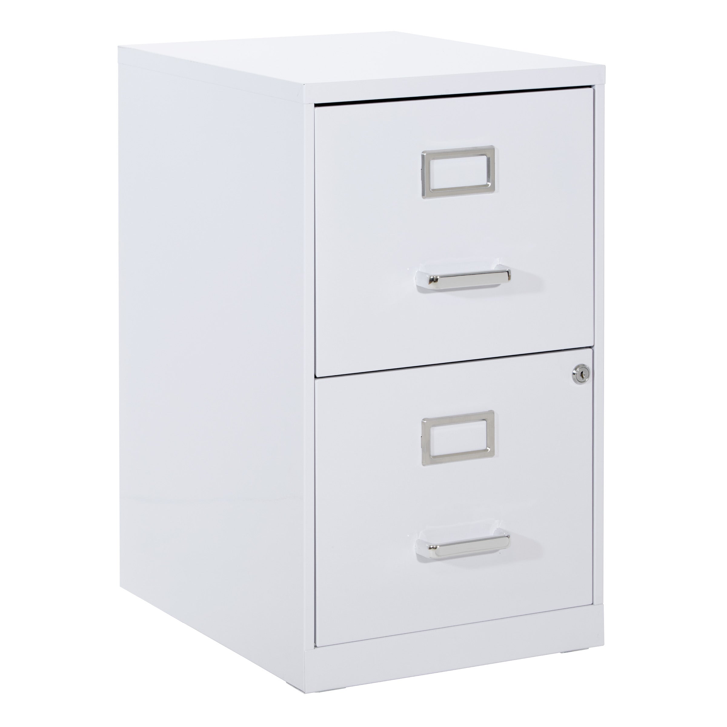 Metal File Cabinet - White