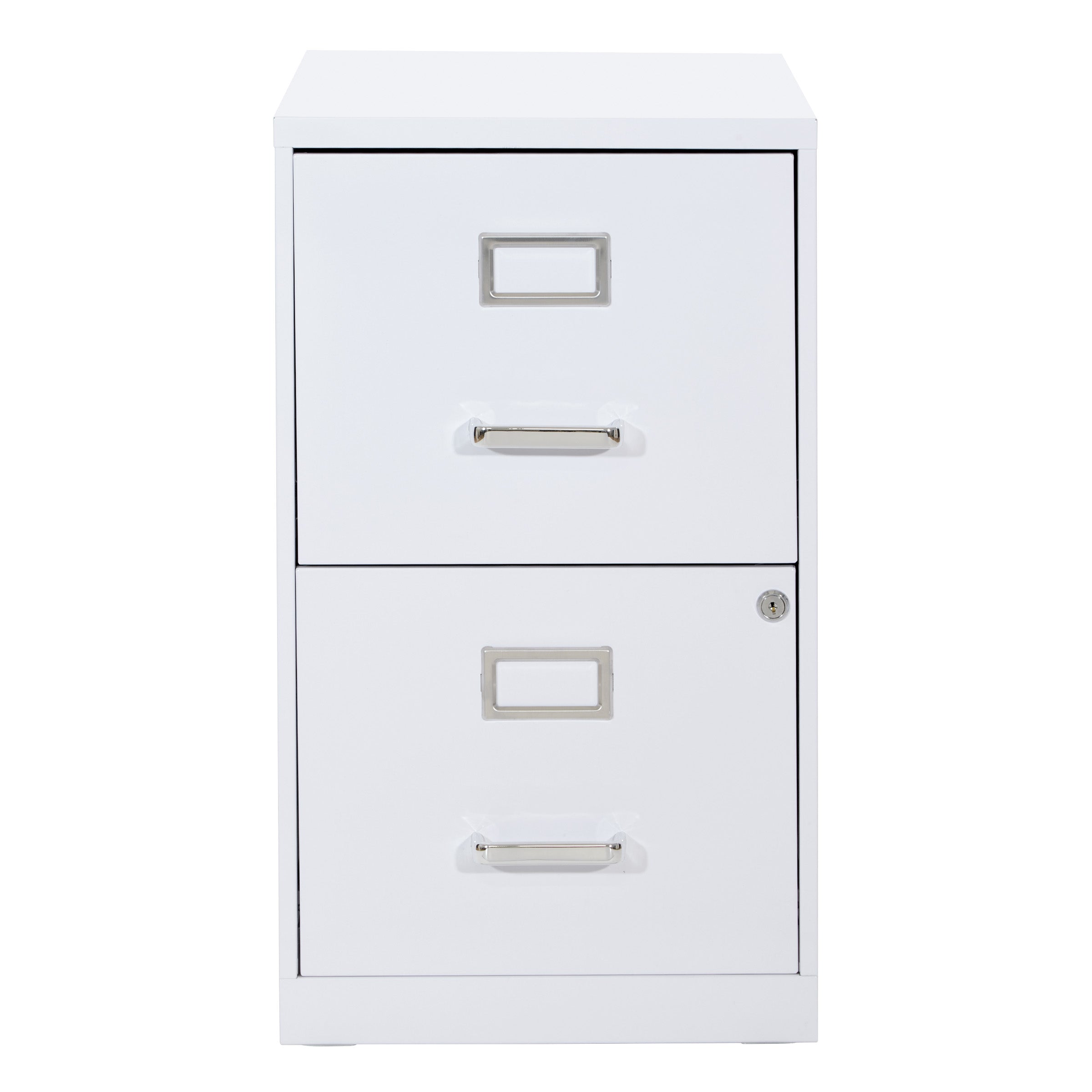 Metal File Cabinet - White