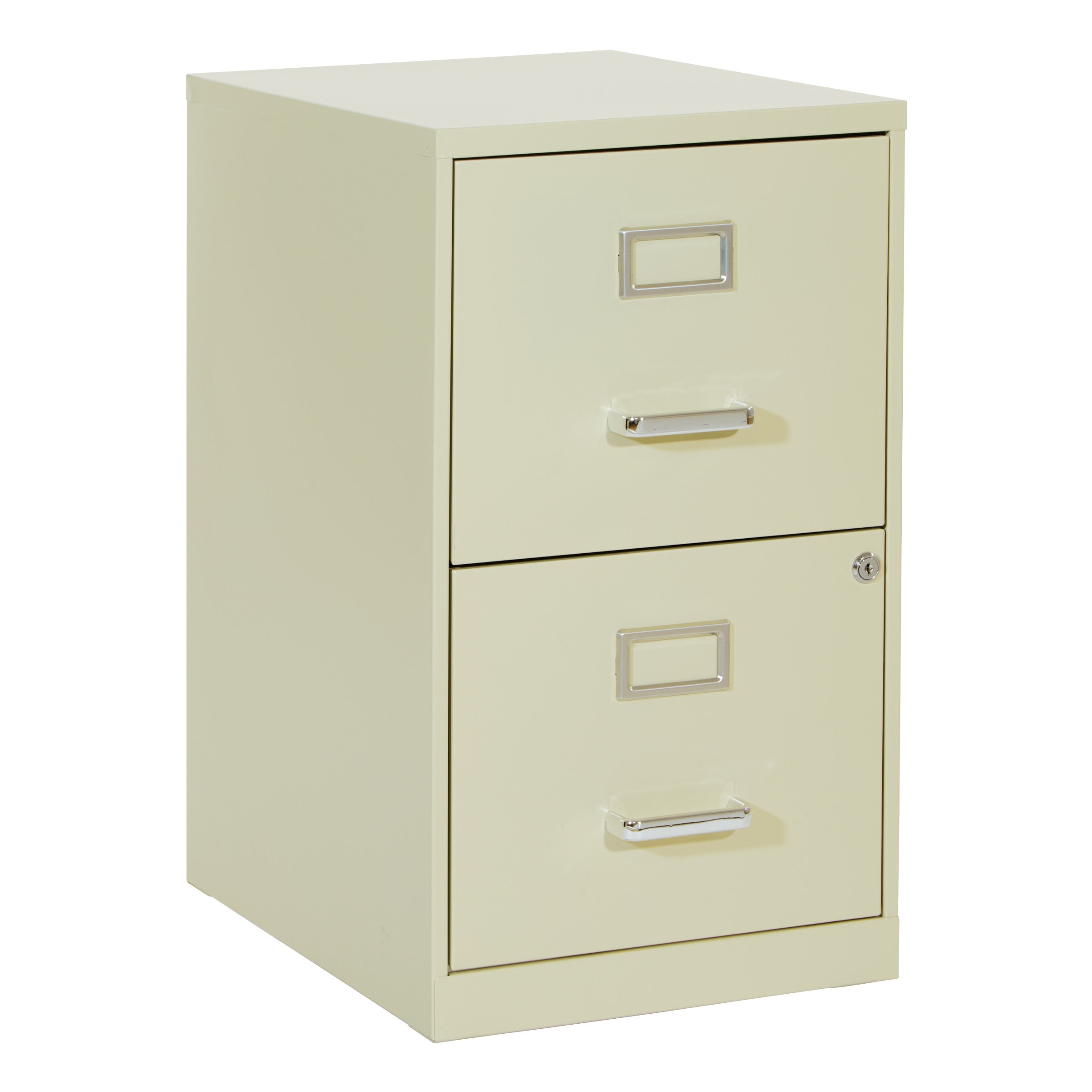 Metal File Cabinet - Tan