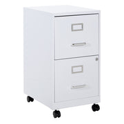 Metal File Cabinet - White