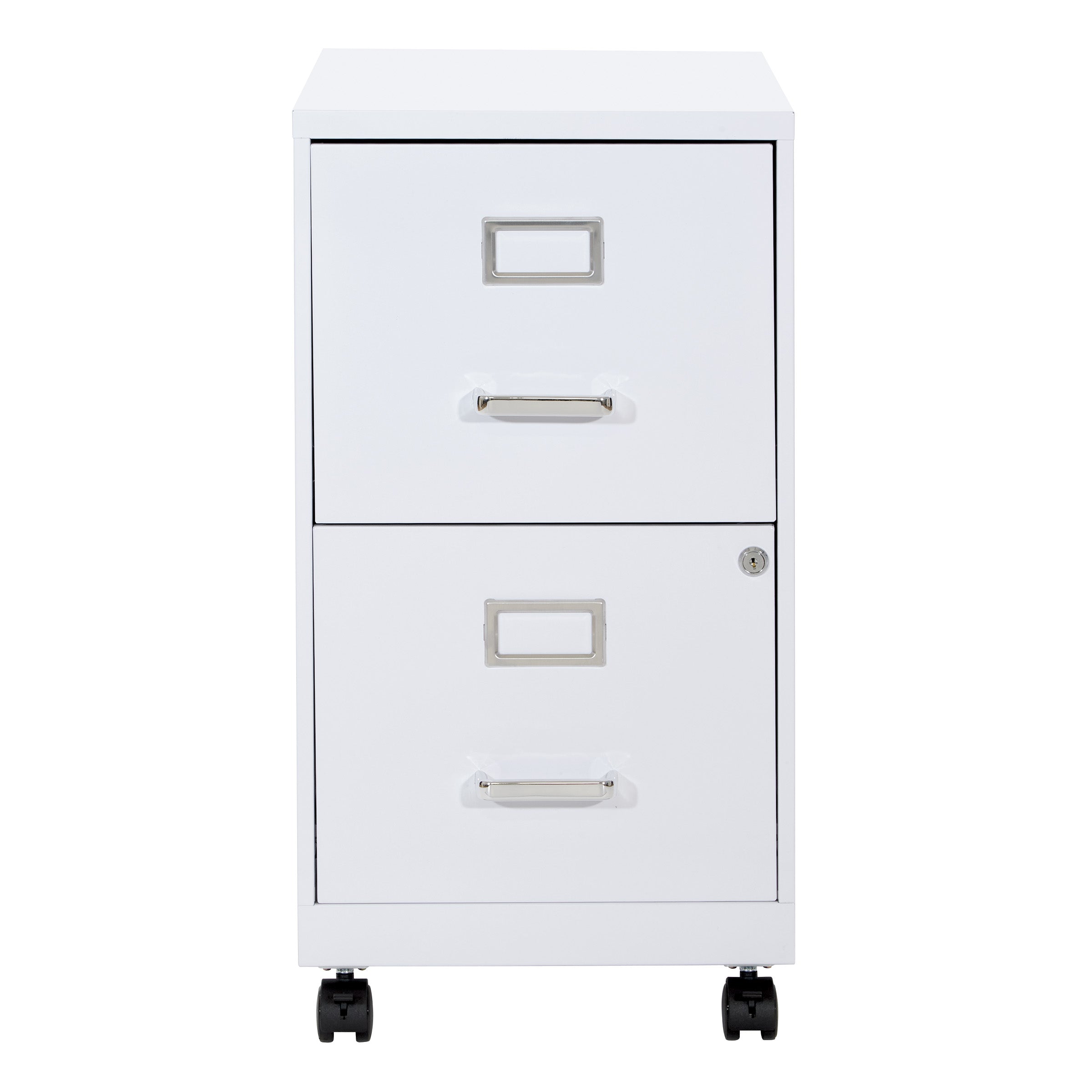 Metal File Cabinet - White