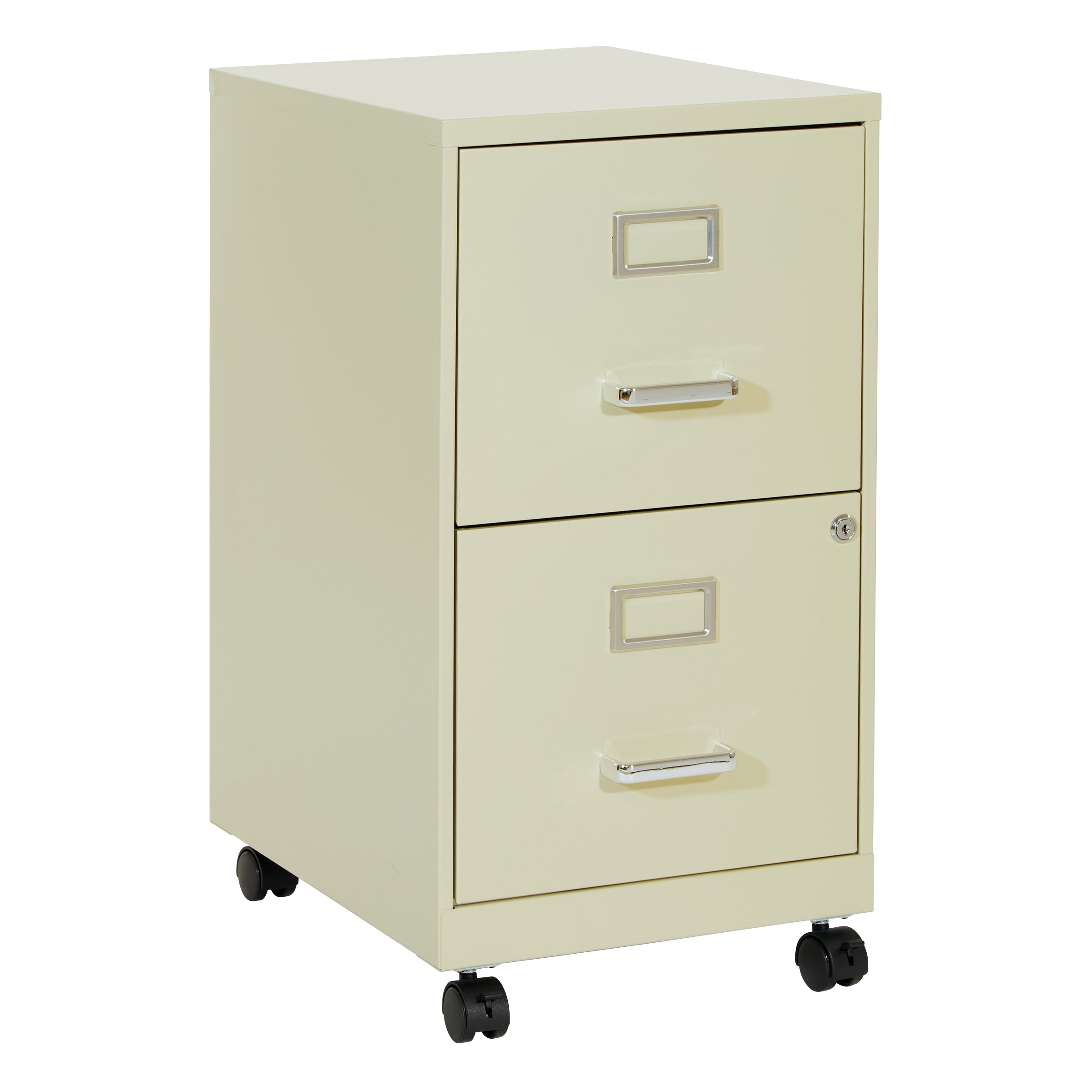 Metal File Cabinet - Tan