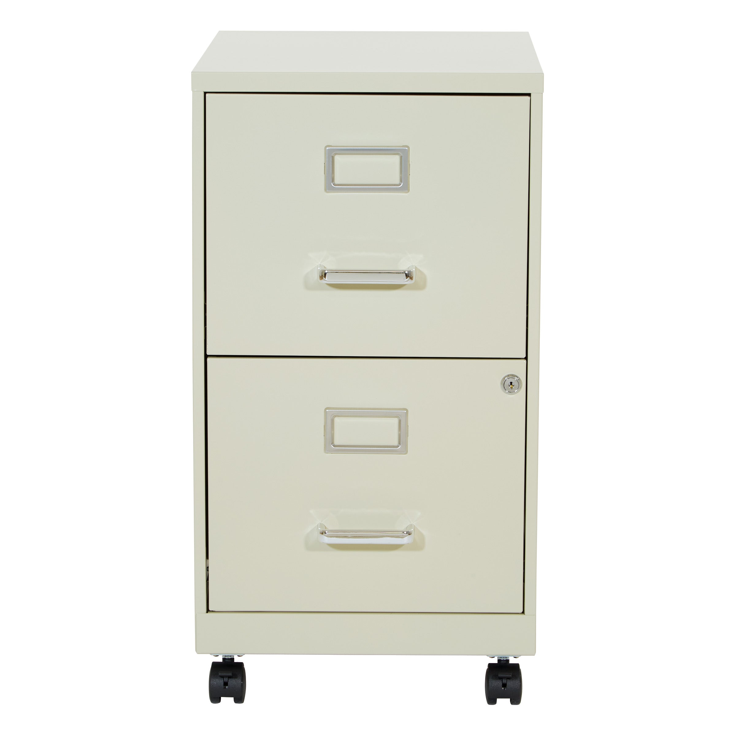 Metal File Cabinet - Tan