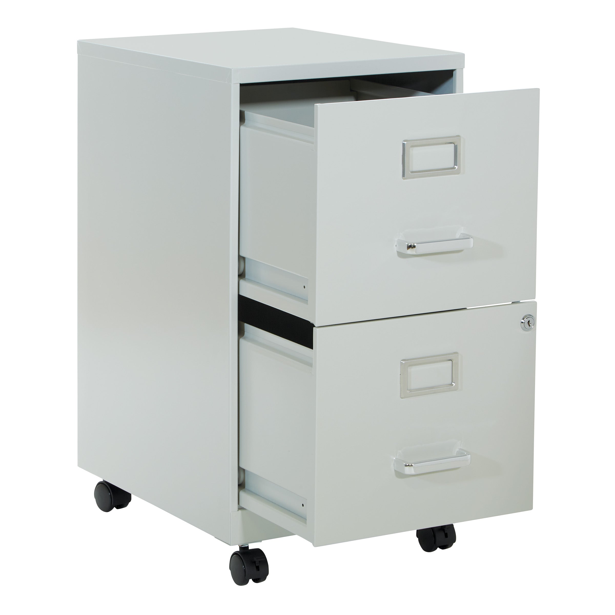 Metal File Cabinet - Grey