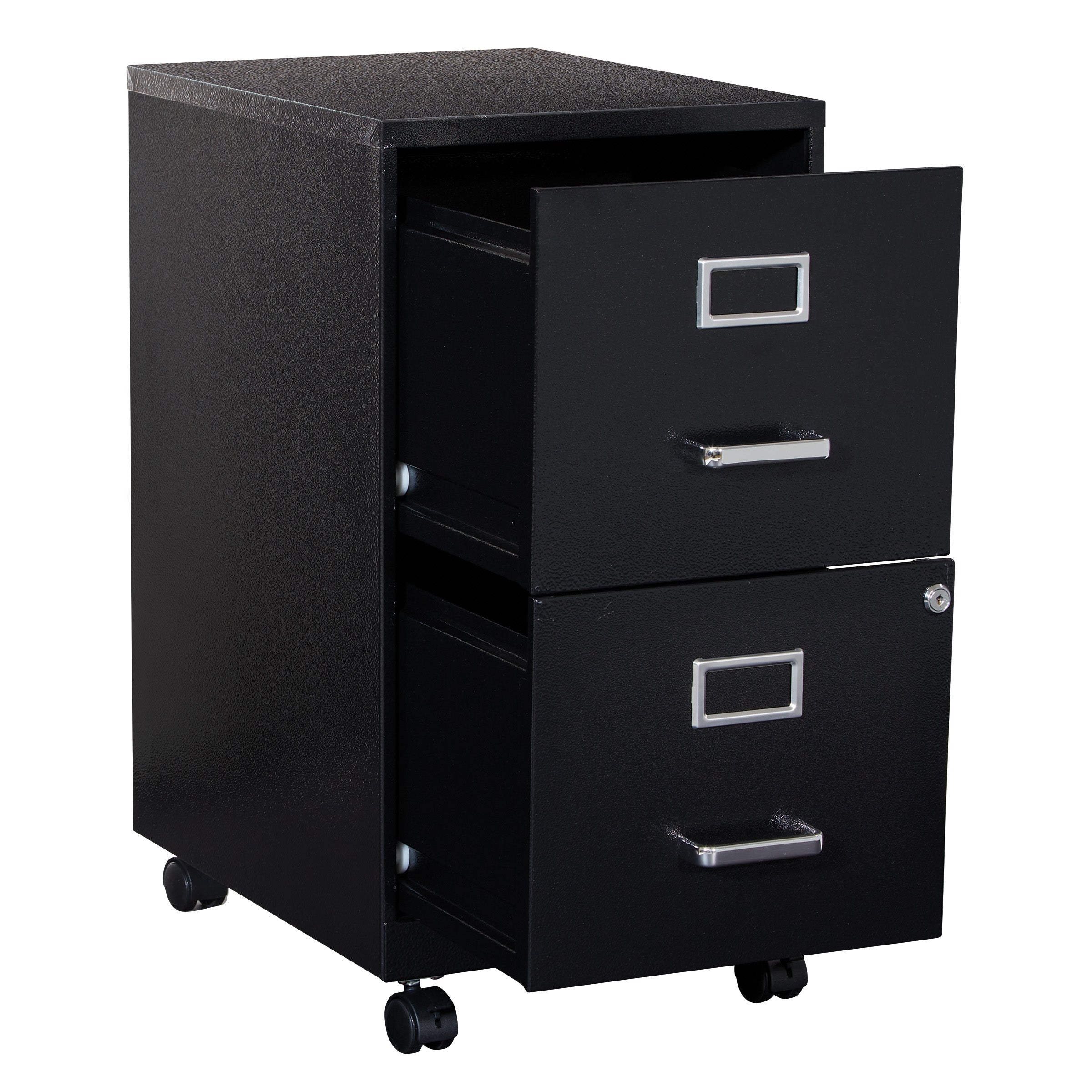 Metal File Cabinet - Black