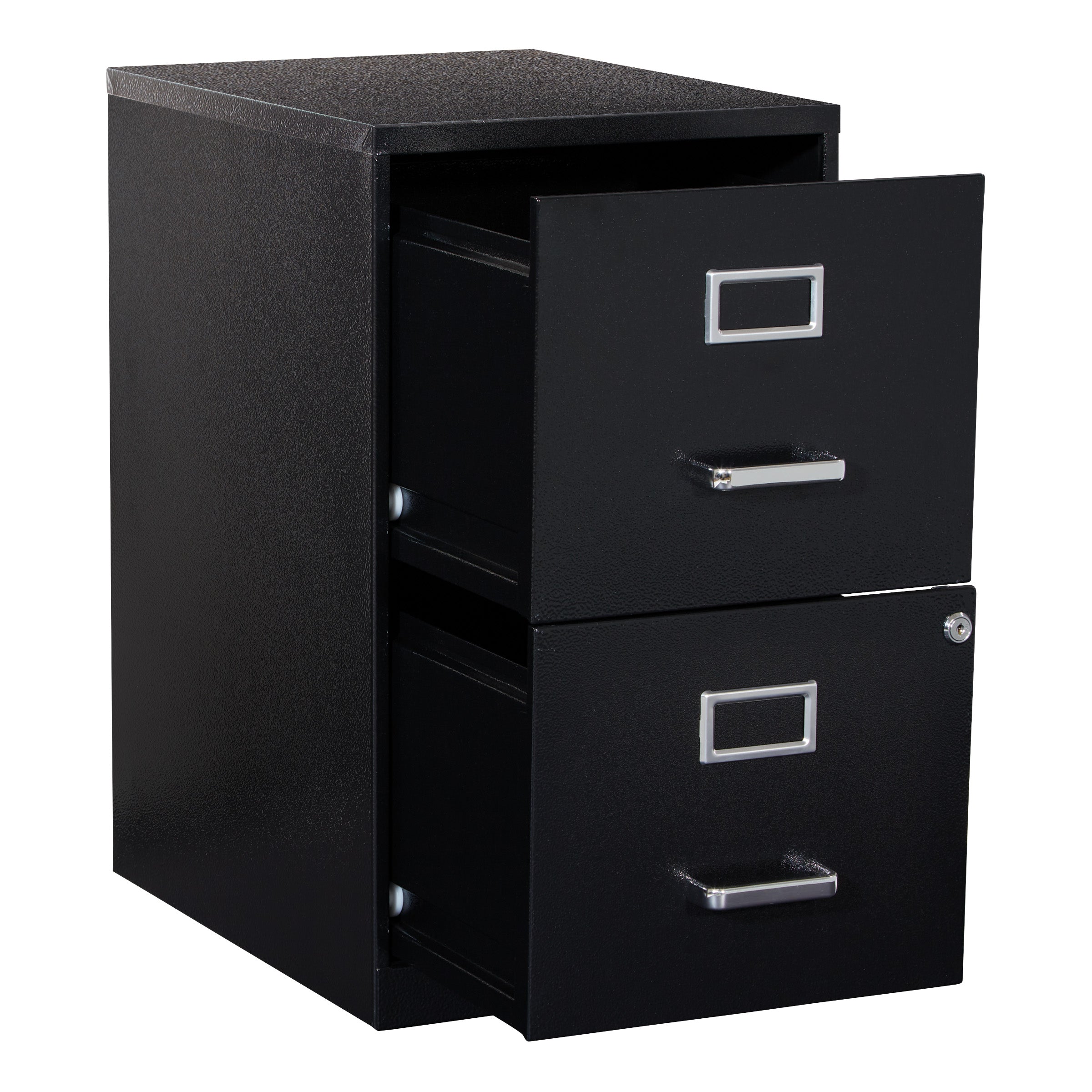 Metal File Cabinet - Black