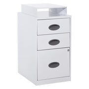 Metal File Cabinet - White