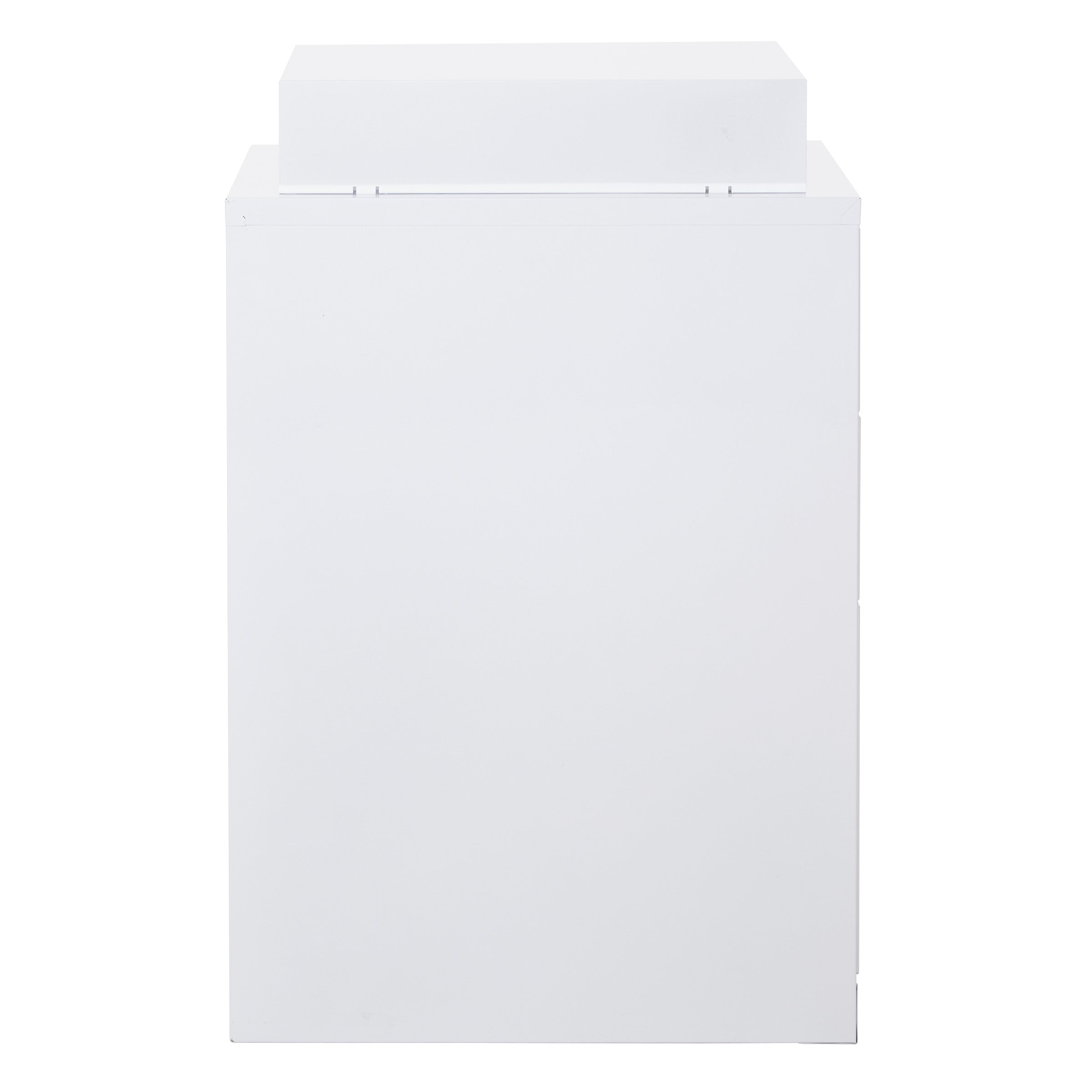 Metal File Cabinet - White