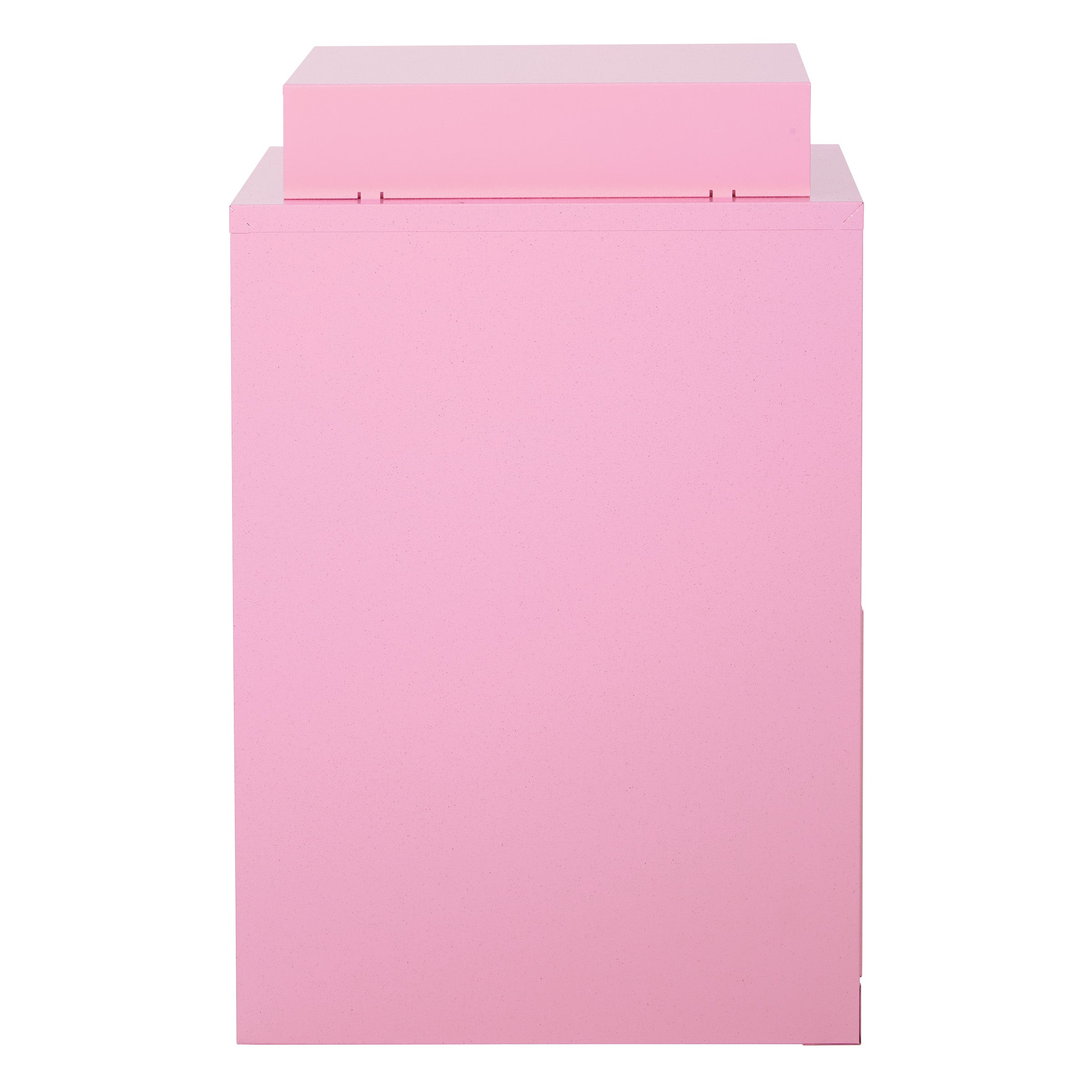 Metal File Cabinet - Pink