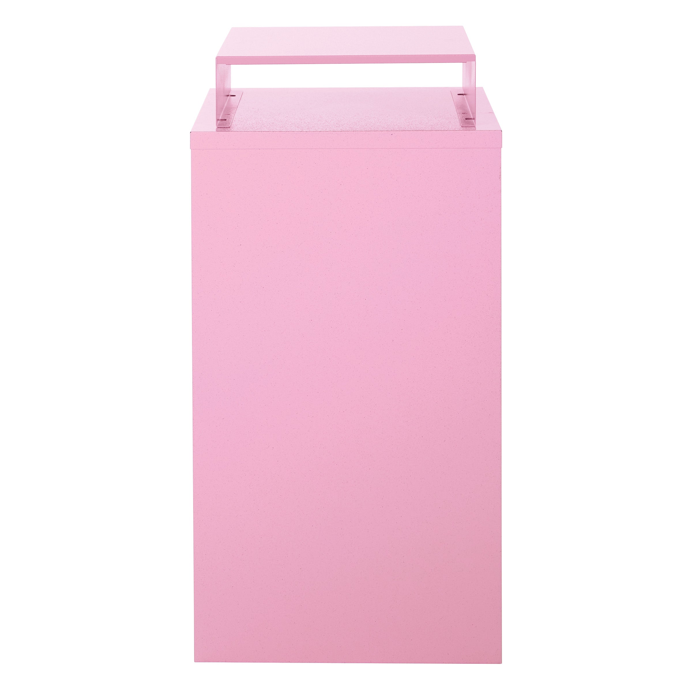 Metal File Cabinet - Pink