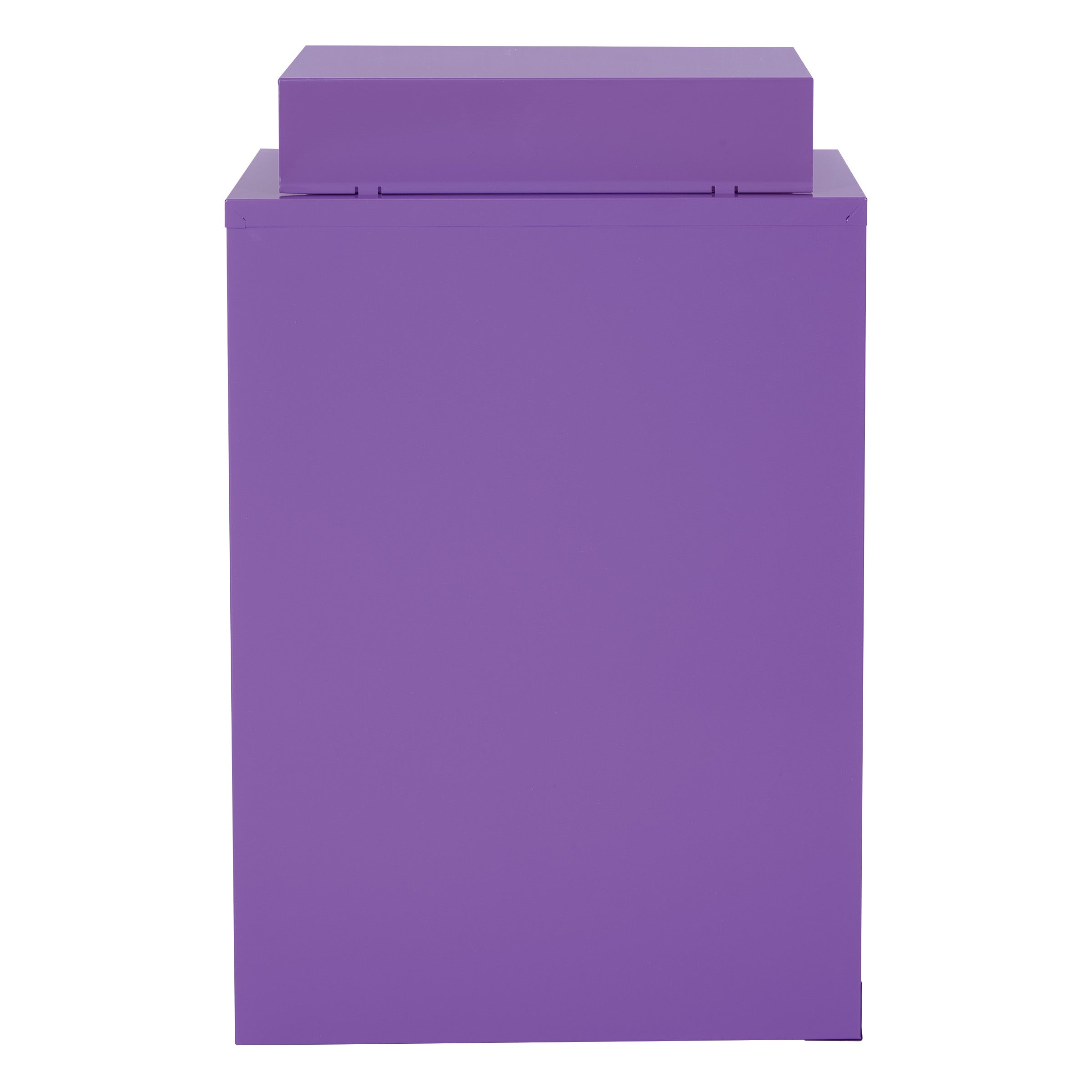 Metal File Cabinet - Purple