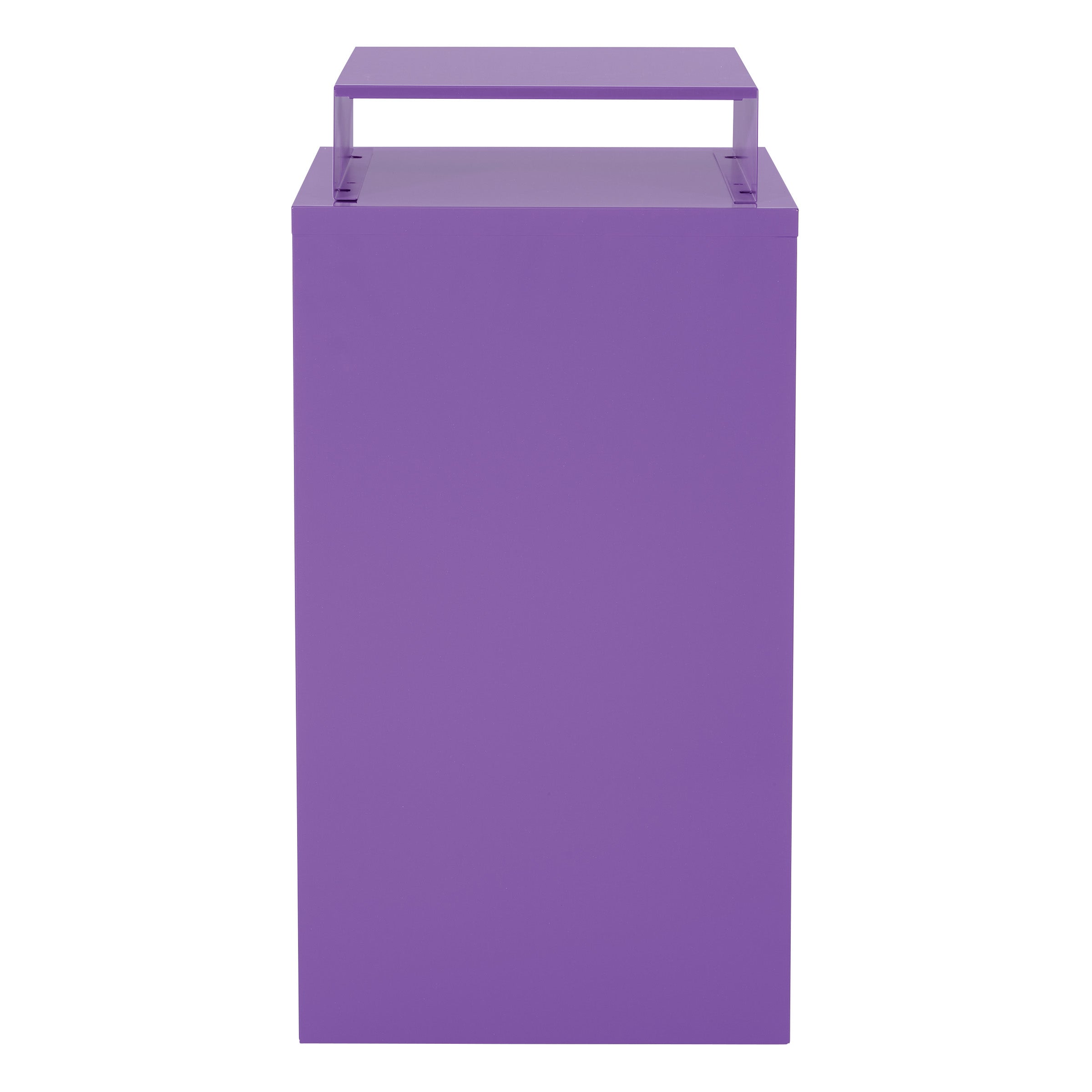 Metal File Cabinet - Purple