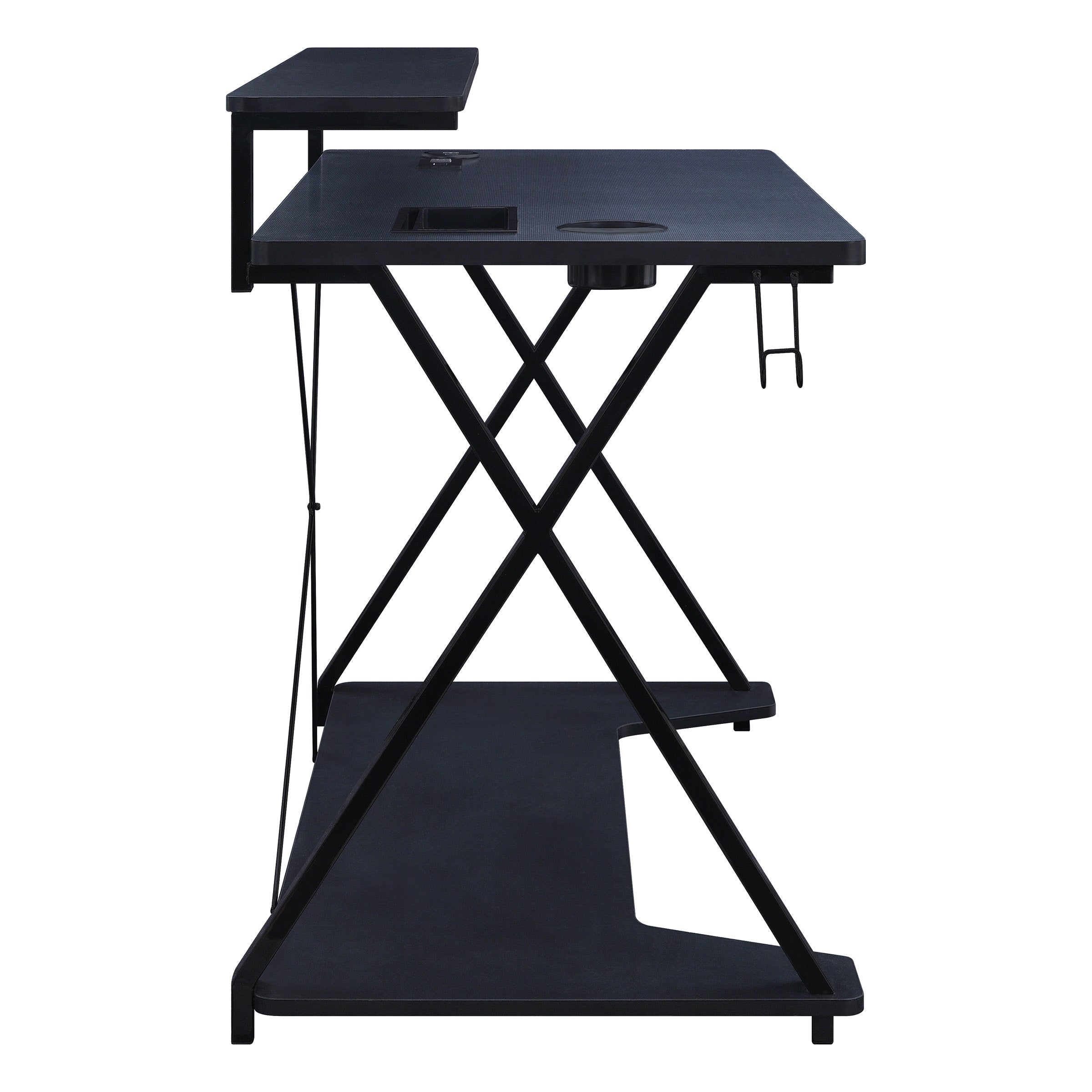 Checkpoint Gaming Desk - Black / Carbon