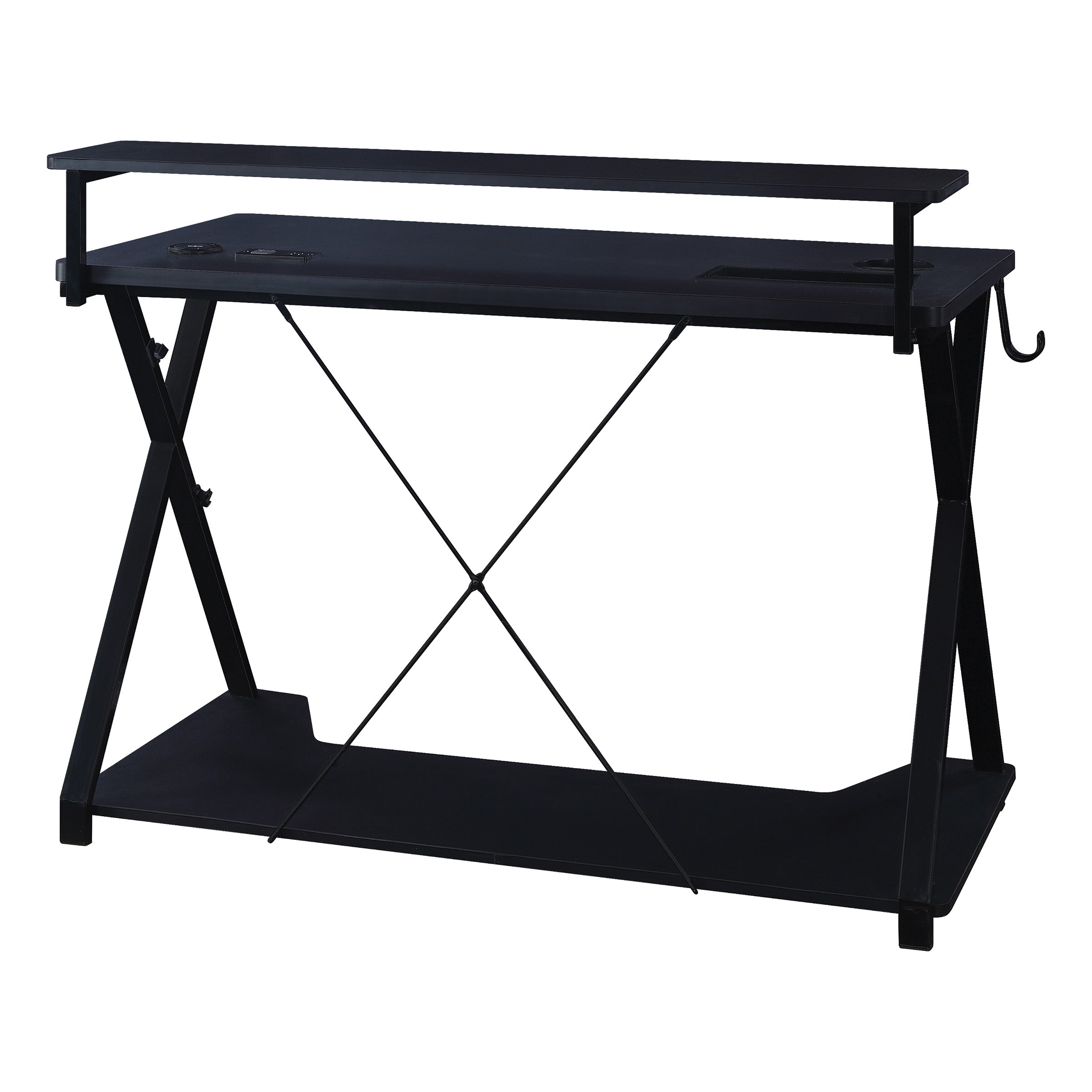 Checkpoint Gaming Desk - Black / Carbon