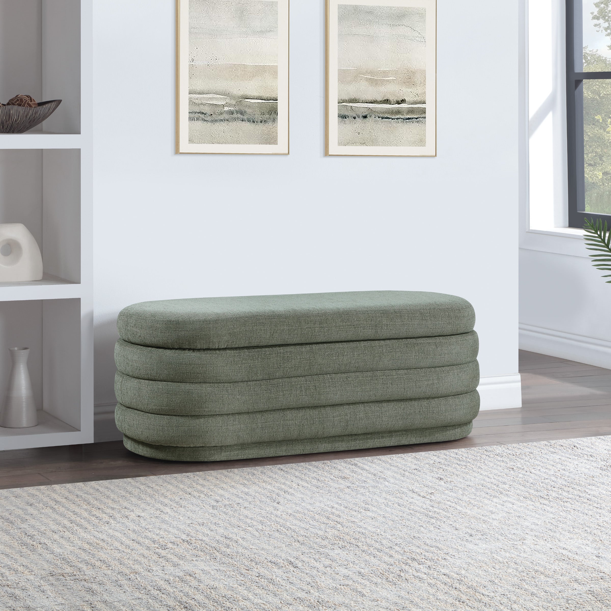Clifford Storage Bench - Spruce